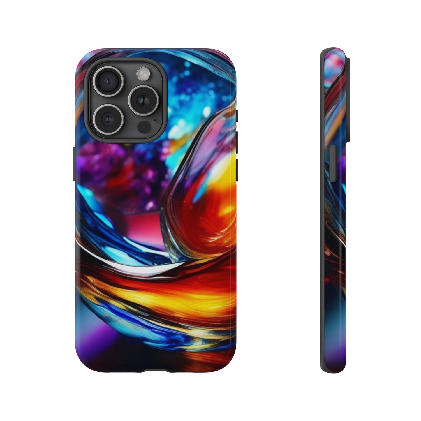 Vibrant Phone Case, Tough Cases for iPhone 17/16/15/14, Stylish Smartphone Cover, Colorful Mobile Accessories, Gift for Tech Lovers