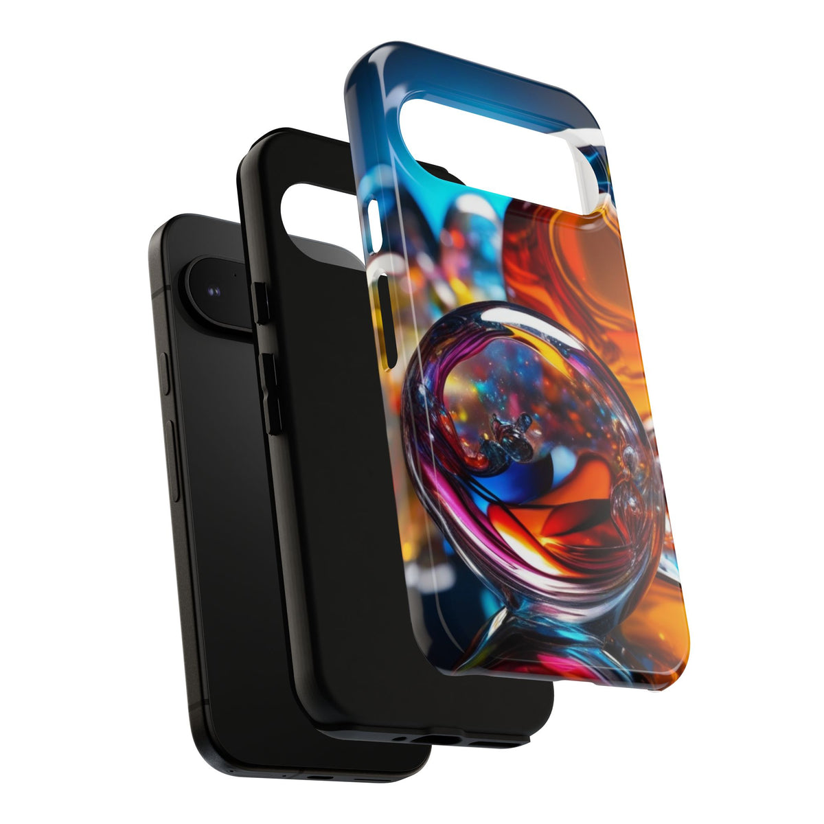 Tough Case Phone Case for  Google Pixel 9/9Pro/9ProXL– Dual Layer, Matte/Glossy Finish, Wireless Charging Compatible