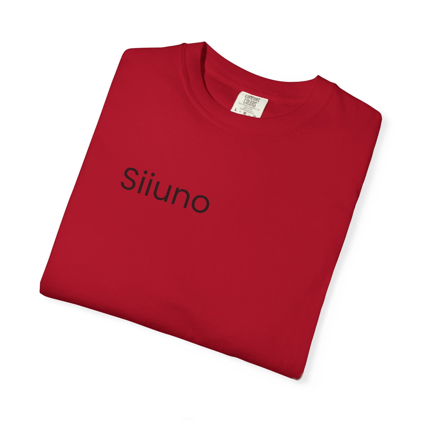 Siiuno Garment-Dyed T-shirt for Everyday Comfort, Unisex Tee for Casual Wear, Gift for Friends, Relaxed Style Tee, Versatile Summer Top