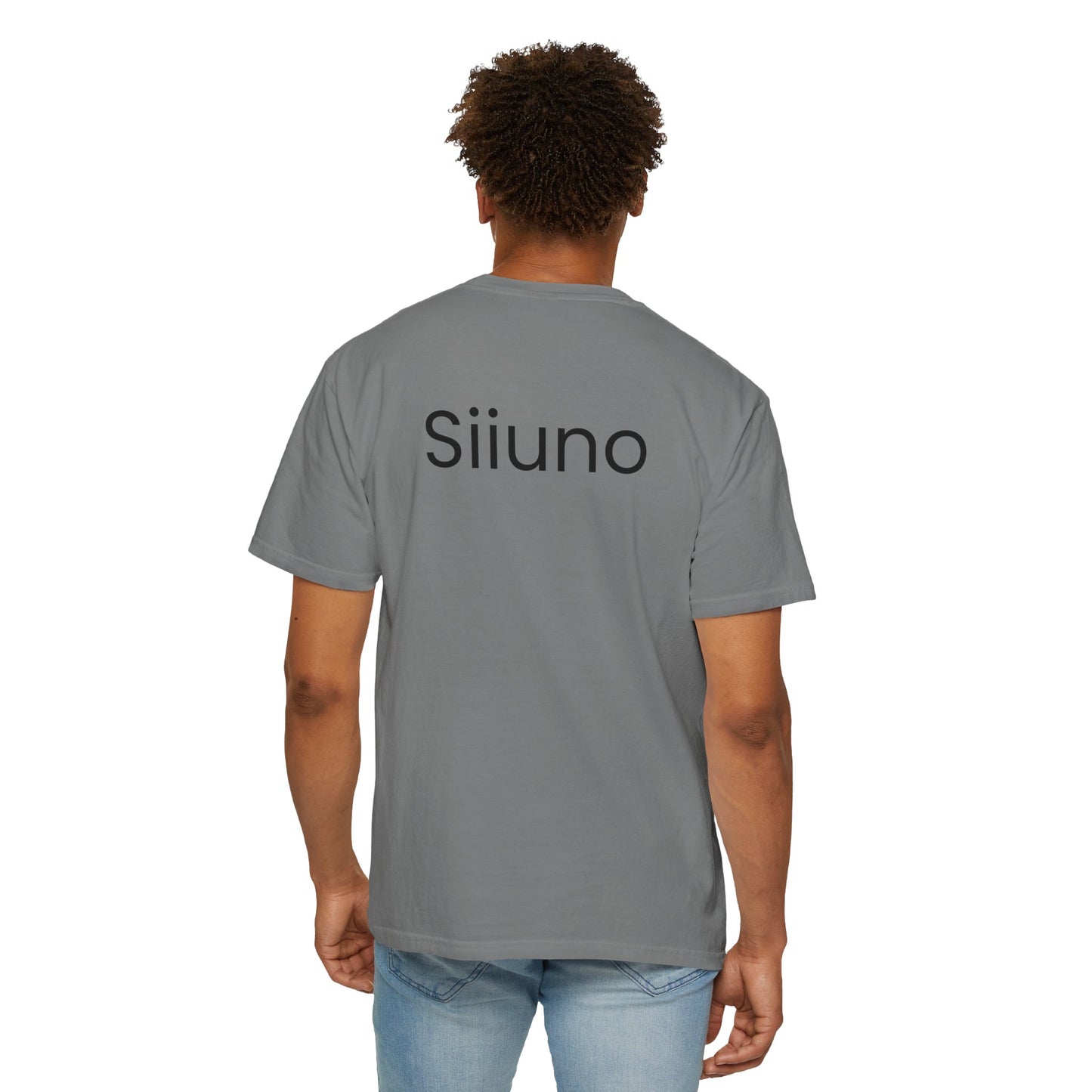 Siiuno Garment-Dyed T-shirt for Everyday Comfort, Unisex Tee for Casual Wear, Gift for Friends, Relaxed Style Tee, Versatile Summer Top