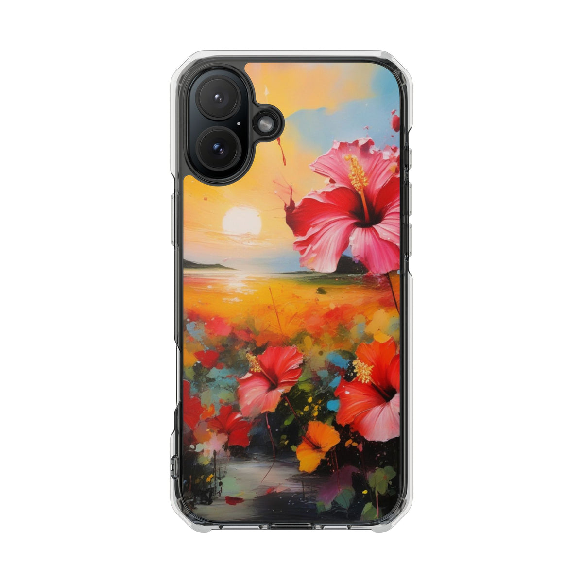 Magnetic Phone Case for iPhone 16/15/14 | Stylish Clear Impact Case, Trendy Protection for iPhone, Unique Gifts for Tech Lovers, Modern Aesthetic