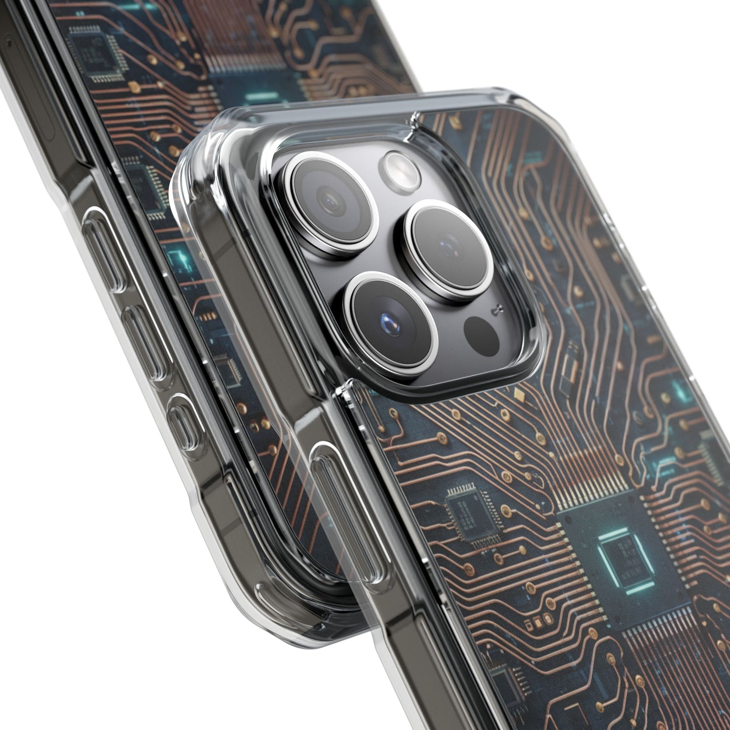 Magnetic Impact Phone Case for iPhone 17/16/15/14. Magnetic Impact Phone Case — Cyber Circuit Design