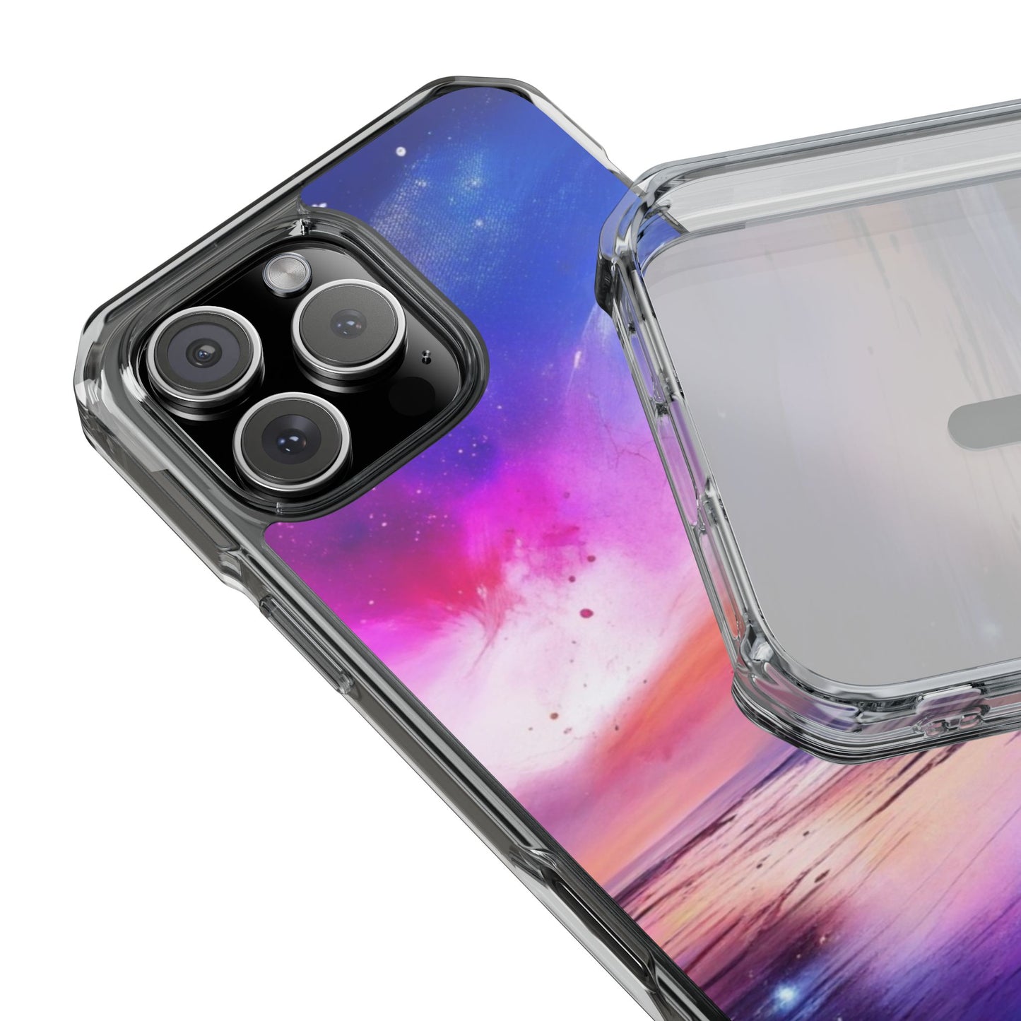 Magnetic Impact Phone Case for iPhone 16/15/14, Vibrant Magnetic Clear Impact Phone Cases, Protective Cases, Custom Phone Covers, Unique Phone Accessories, Gift for Tech Lovers