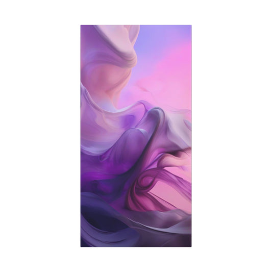 Abstract Art Canvas Print – Modern Wall Art, Digital Artwork, Matte Canvas, Ready to Hang, Home & Office Décor, Modern Wall Décor, Abstract Purple Gradient Canvas Art - 1.25" Stretched Wall Decor