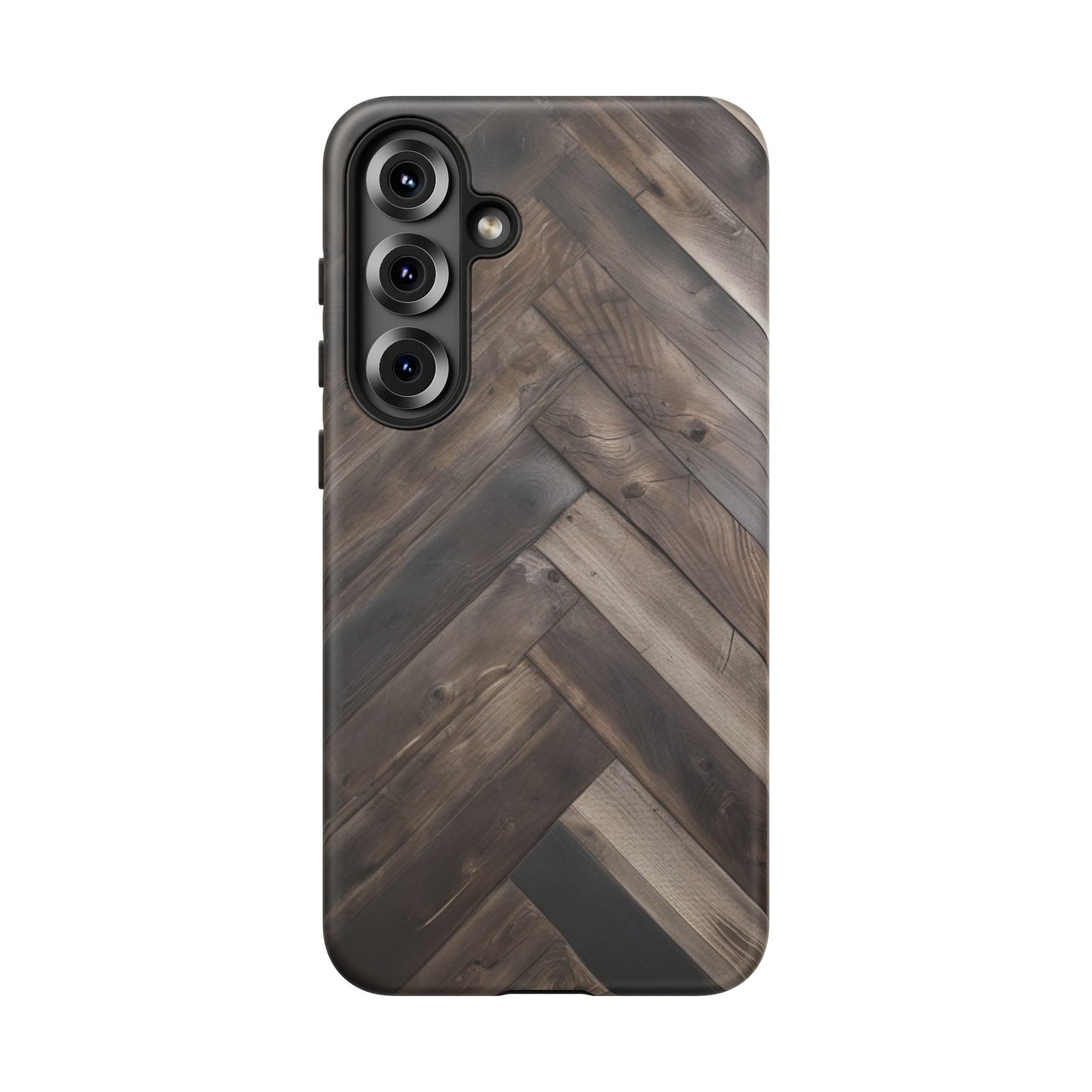Herringbone Phone Case for Samsung Galaxy S25/S24/S23/S22 - Tough and Stylish Protection