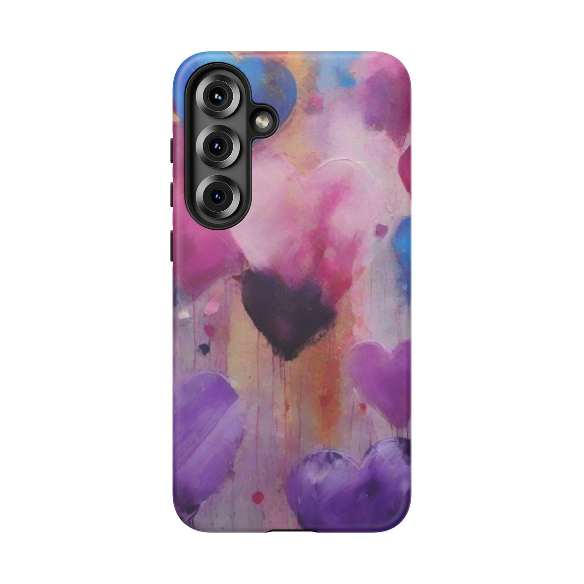 iPhone Tough Case Phone Case for iPhone 16, Samsung Galaxy S25 – Dual Layer, Matte/Glossy Finish, Wireless Charging Compatible