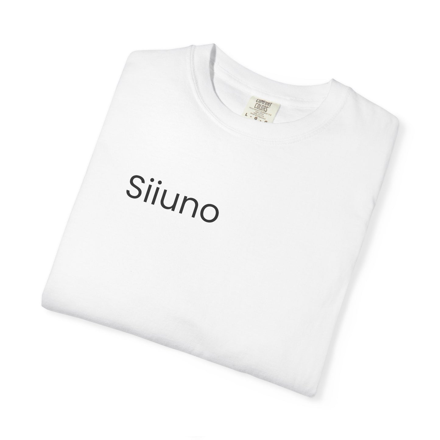 Siiuno Garment-Dyed T-shirt for Everyday Comfort, Unisex Tee for Casual Wear, Gift for Friends, Relaxed Style Tee, Versatile Summer Top