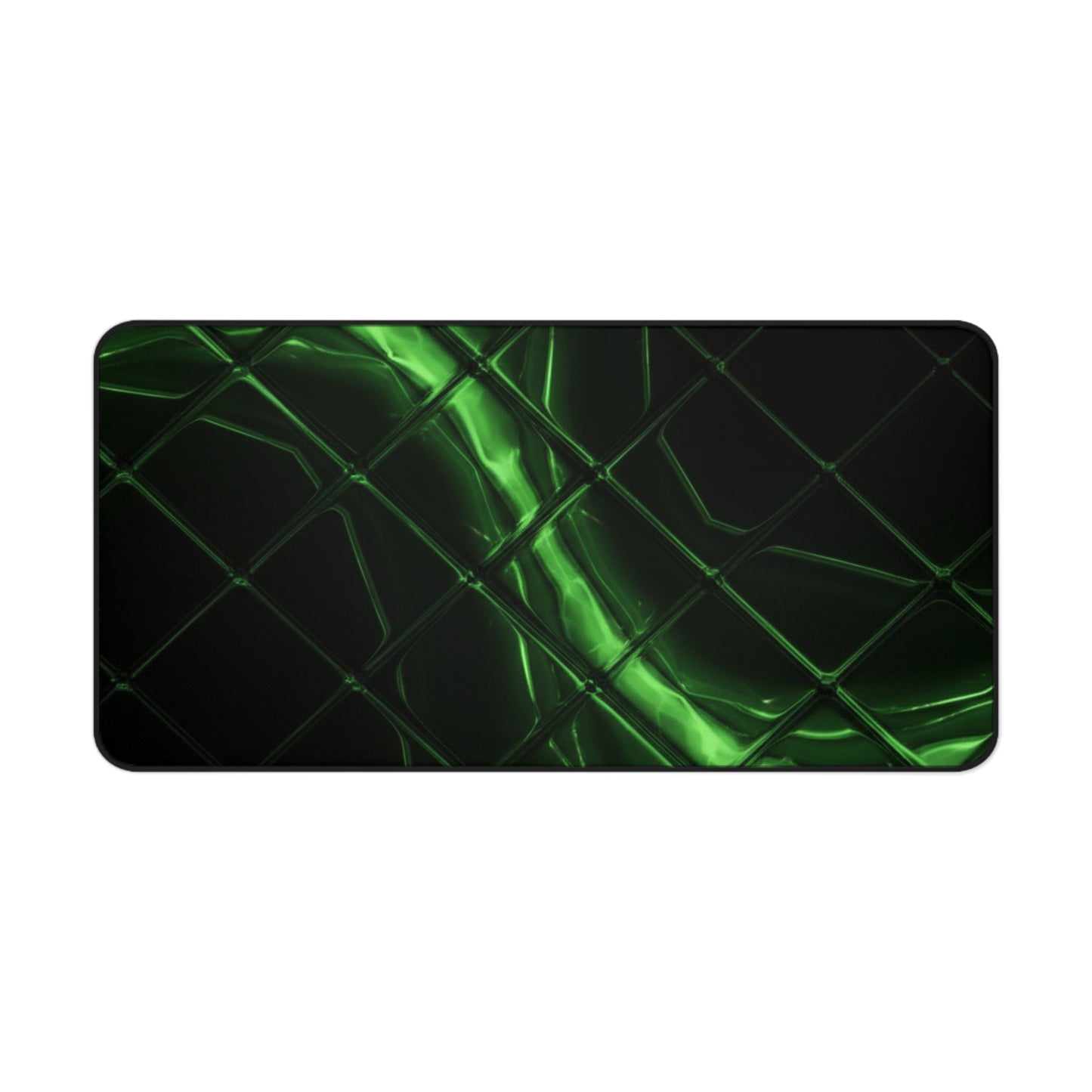 Large Gaming Mouse Pad – Premium Mouse Pad & Tech Accessory for Home & Office, Premium Desk Mat, Gaming Mouse Pad, Non-slip. Neon Green Liquid Grid Desk Mat — Gaming/Workstation Mouse Pad