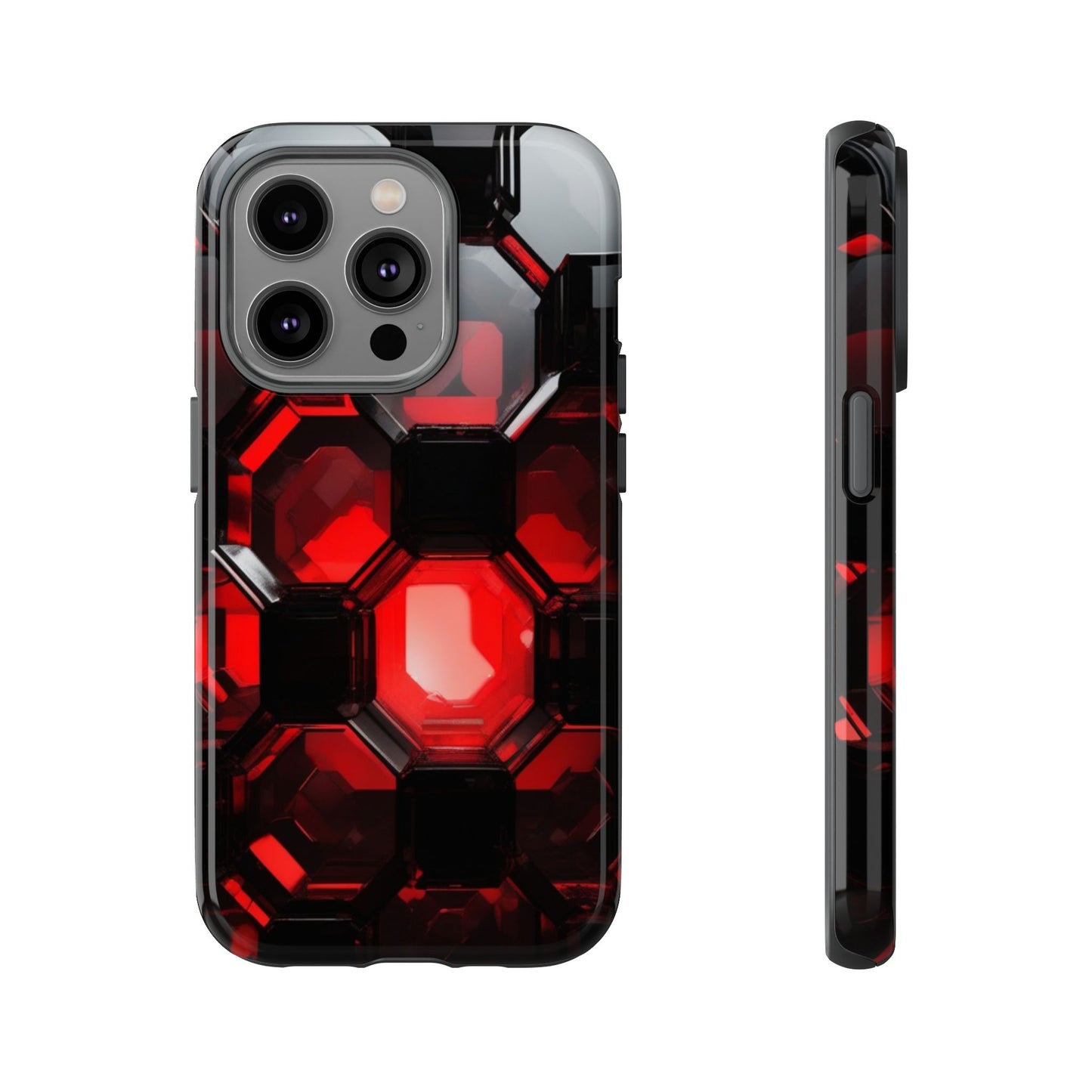 iPhone Tough Case Phone Case for iPhone 14\15\16\17 – Dual Layer, Matte/Glossy Finish, Wireless Charging Compatible