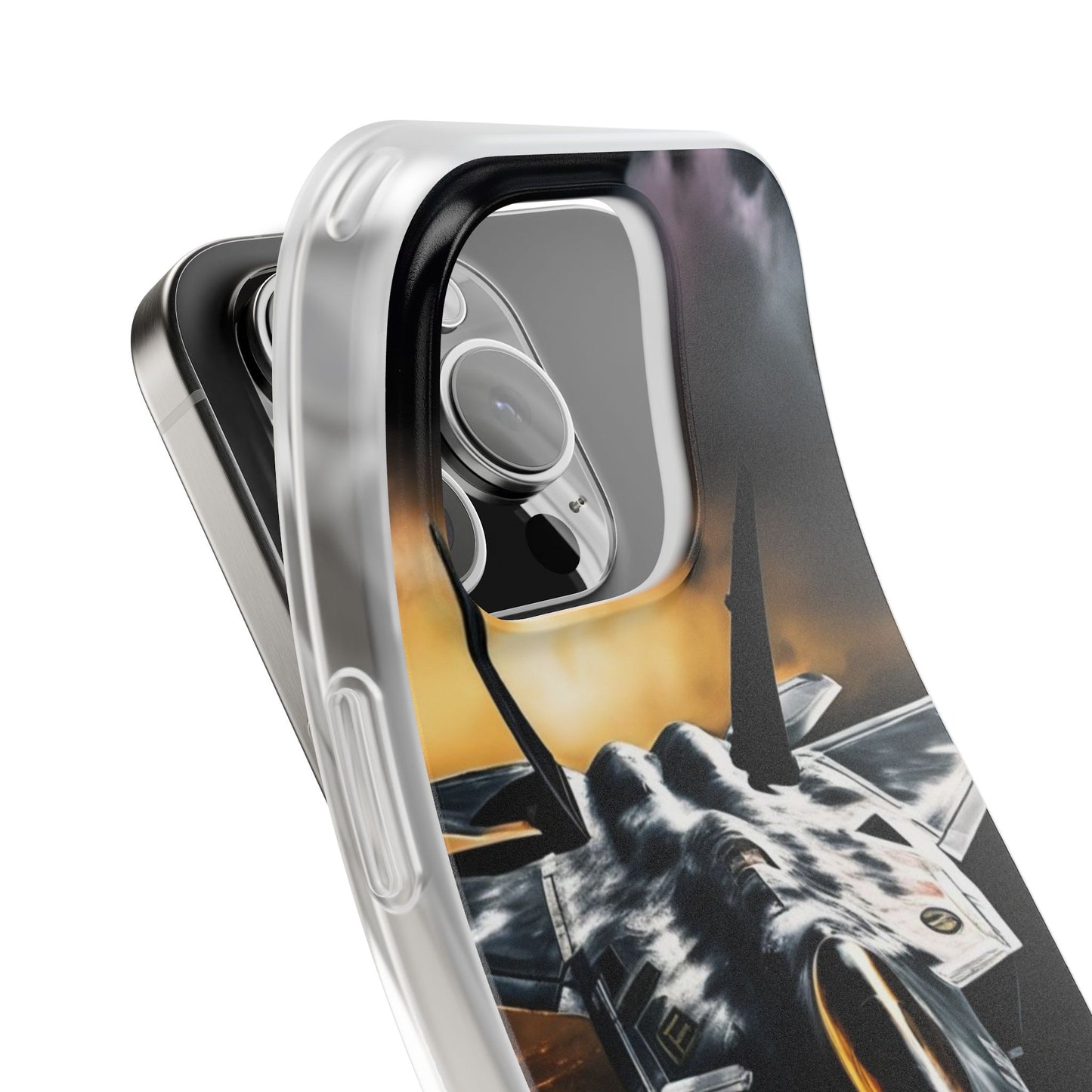 Flexi Clear TPU Case for iPhone 16 & Samsung Galaxy S25 – Slim, Lightweight, Wireless Charging Compatible