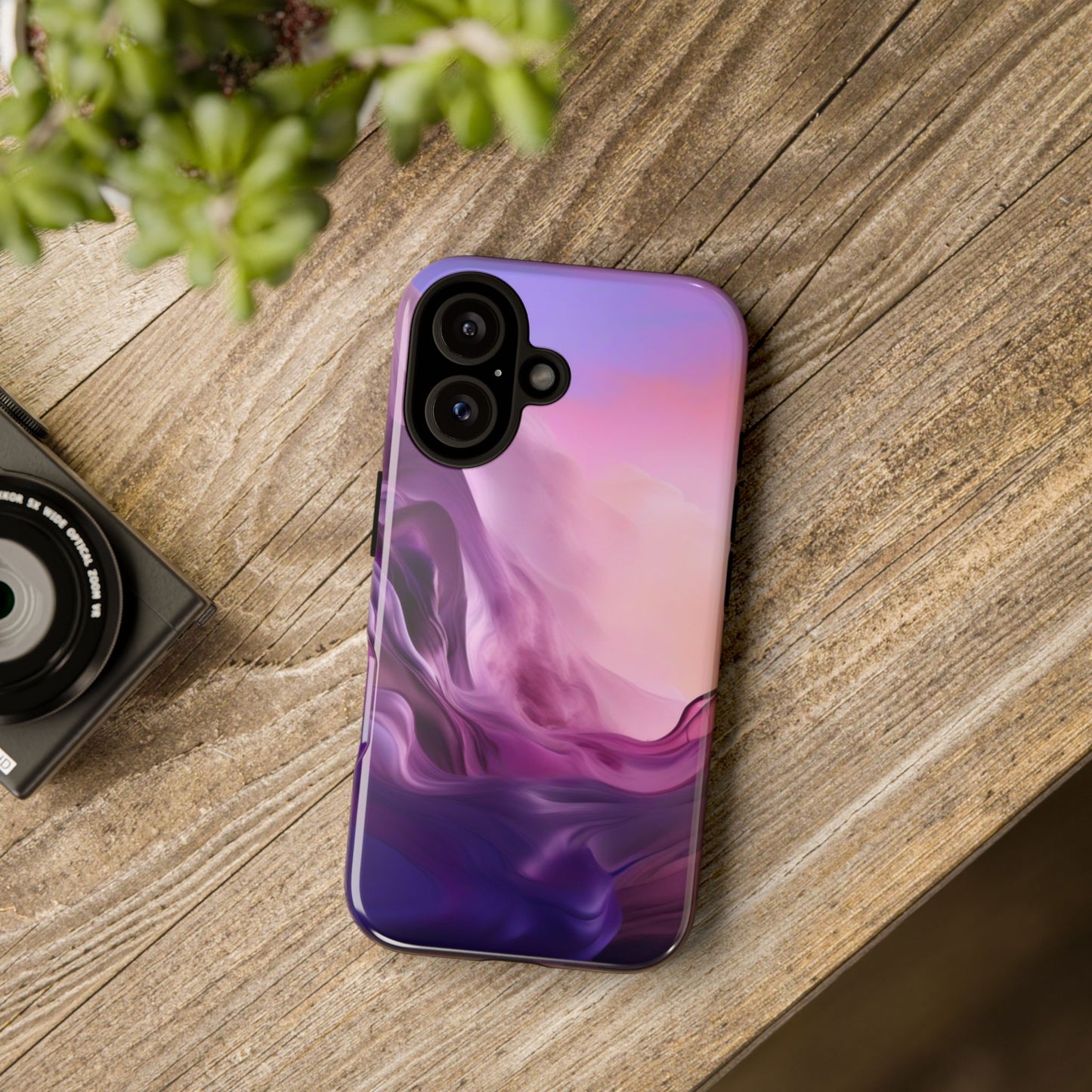 iPhone Tough Case Phone Case for iPhone 14\15\16 – Dual Layer, Matte/Glossy Finish, Wireless Charging Compatible