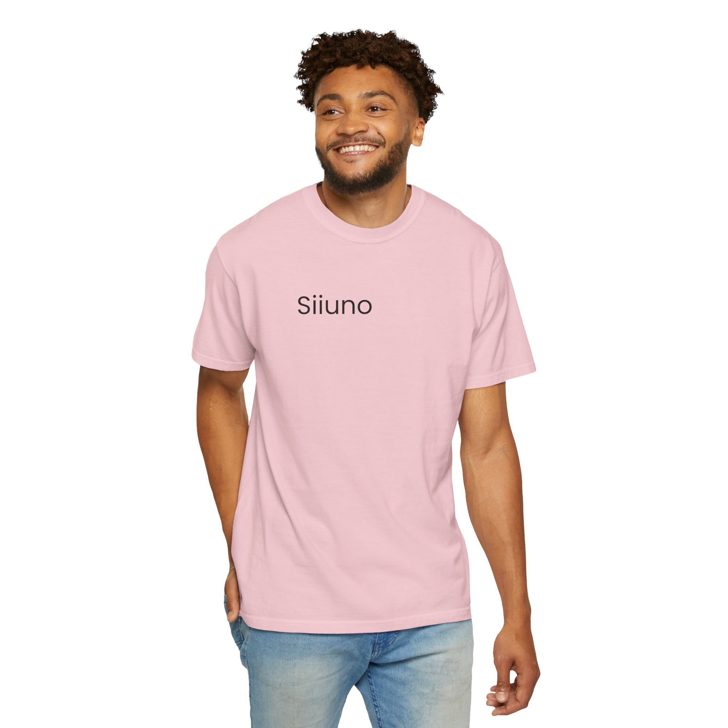 Siiuno Garment-Dyed T-shirt for Everyday Comfort, Unisex Tee for Casual Wear, Gift for Friends, Relaxed Style Tee, Versatile Summer Top