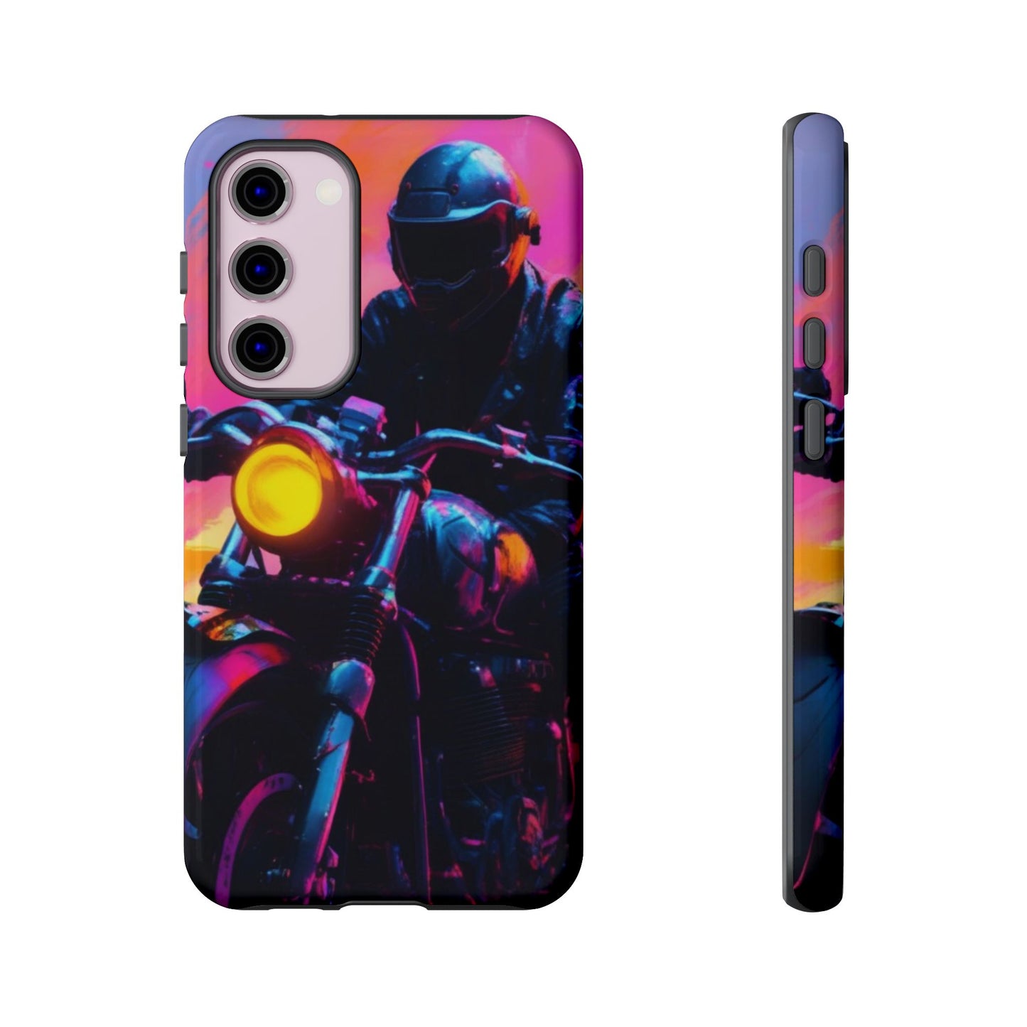 Tough Cases Phone Cases for Samsung Galaxy S25/S24/S23 – Dual Layer, Matte/Glossy Finish, Wireless Charging Compatible