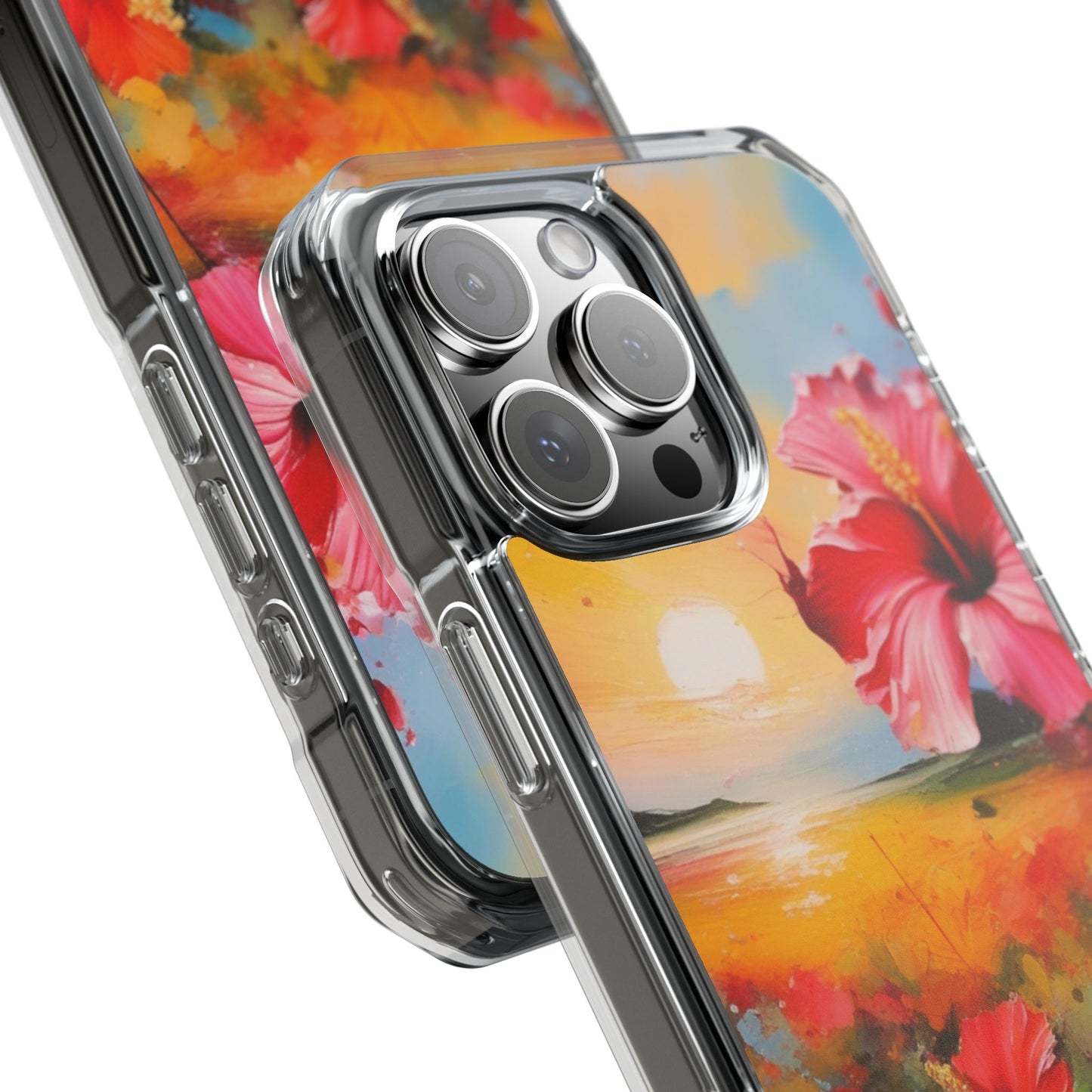 Magnetic Phone Case for iPhone 16/15/14 | Stylish Clear Impact Case, Trendy Protection for iPhone, Unique Gifts for Tech Lovers, Modern Aesthetic