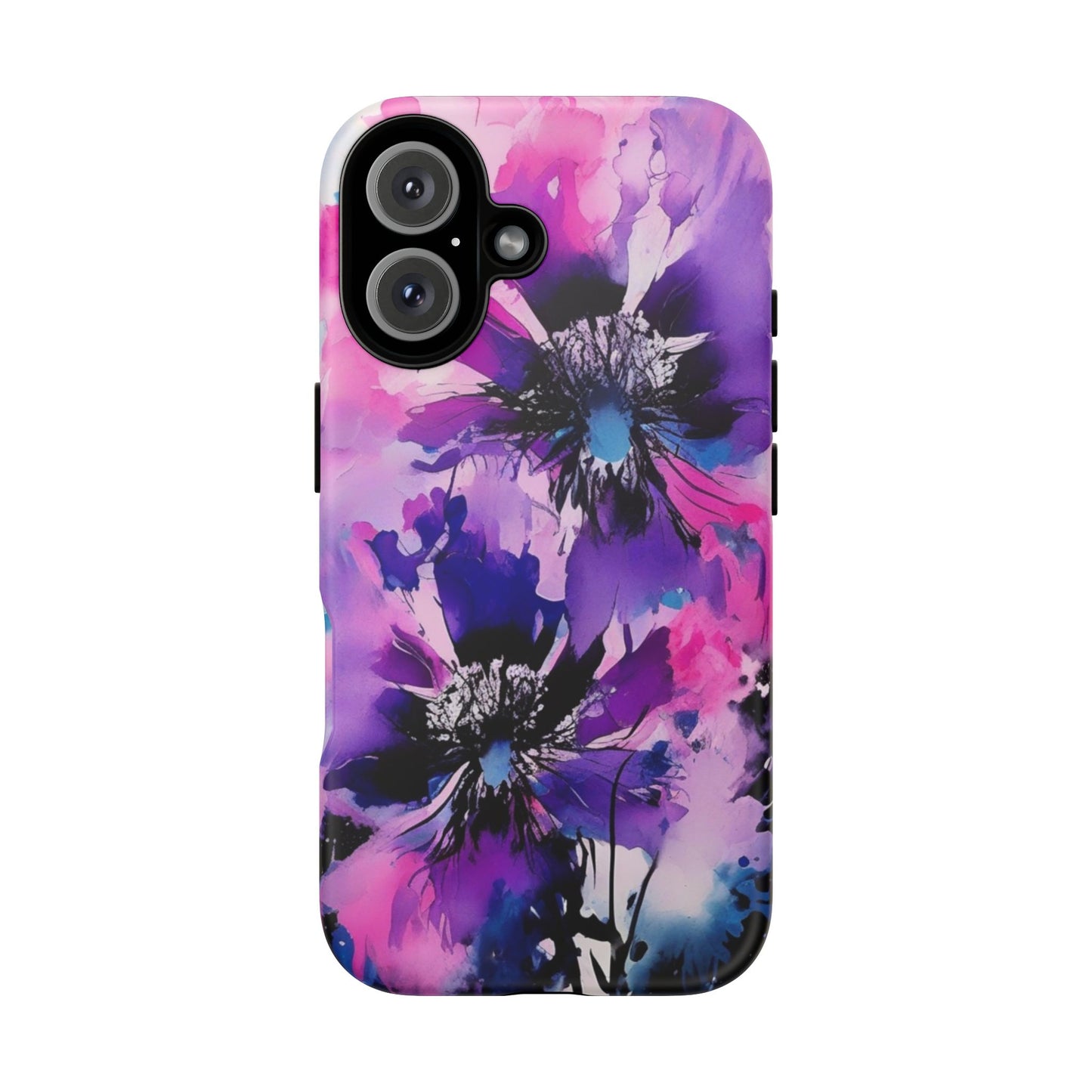 Floral Phone Case for iPhone 17\16\15\14\- Tough Cases, Stylish Cell Phone Cover, Floral Design, Gift for Her, Tech Accessory, Flower Print Phone Cover