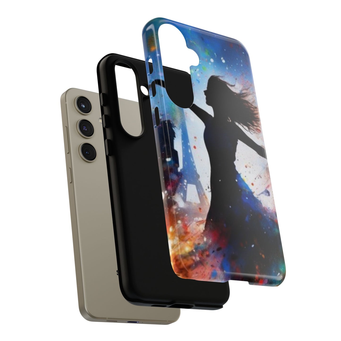 Tough Case Phone Case for Samsung Galaxy S 24/S25 – Dual Layer, Matte/Glossy Finish, Wireless Charging Compatible