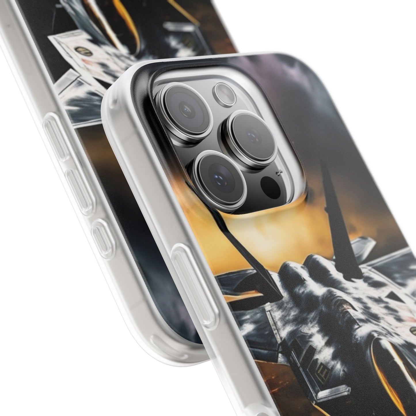 Flexi Clear TPU Case for iPhone 16 & Samsung Galaxy S25 – Slim, Lightweight, Wireless Charging Compatible