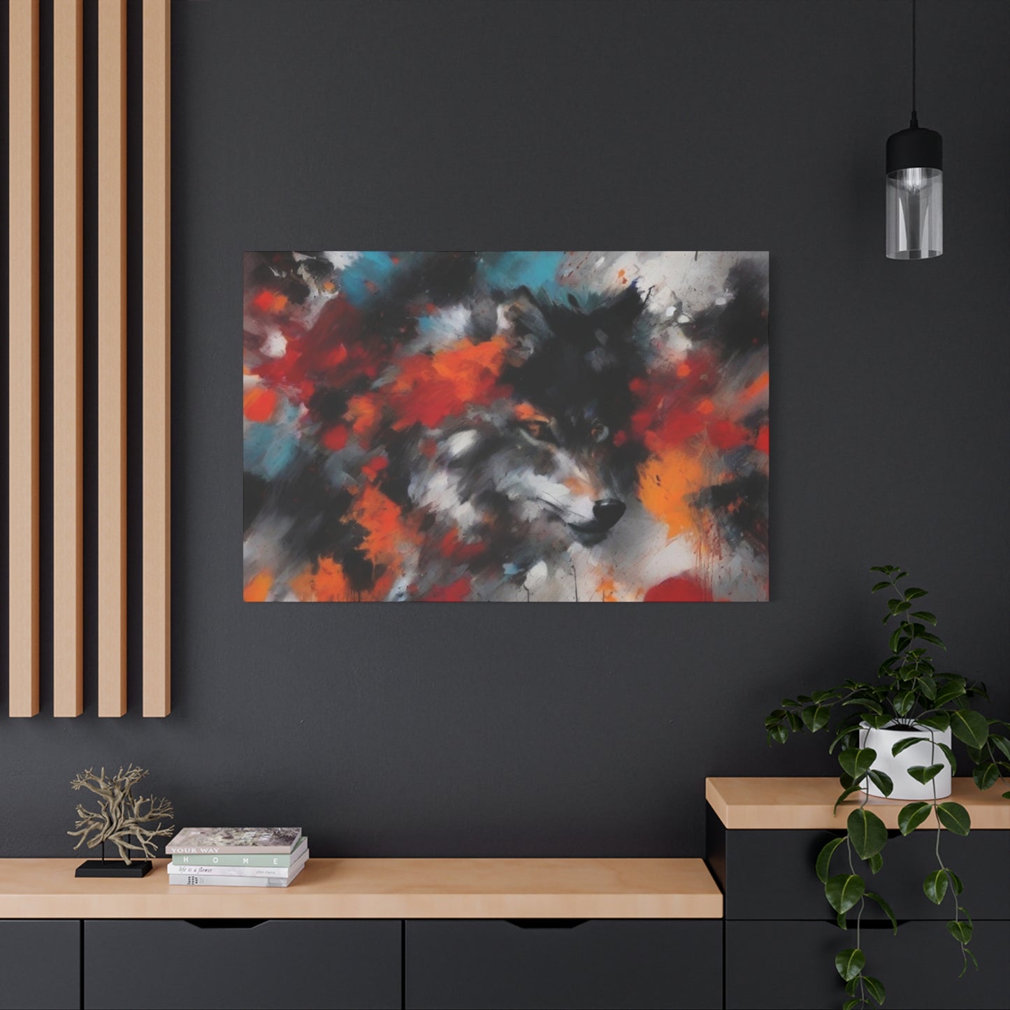 Abstract Art Canvas Print – Modern Wall Art, Digital Artwork, Matte Canvas, Ready to Hang, Home & Office Décor, Modern Wall Décor