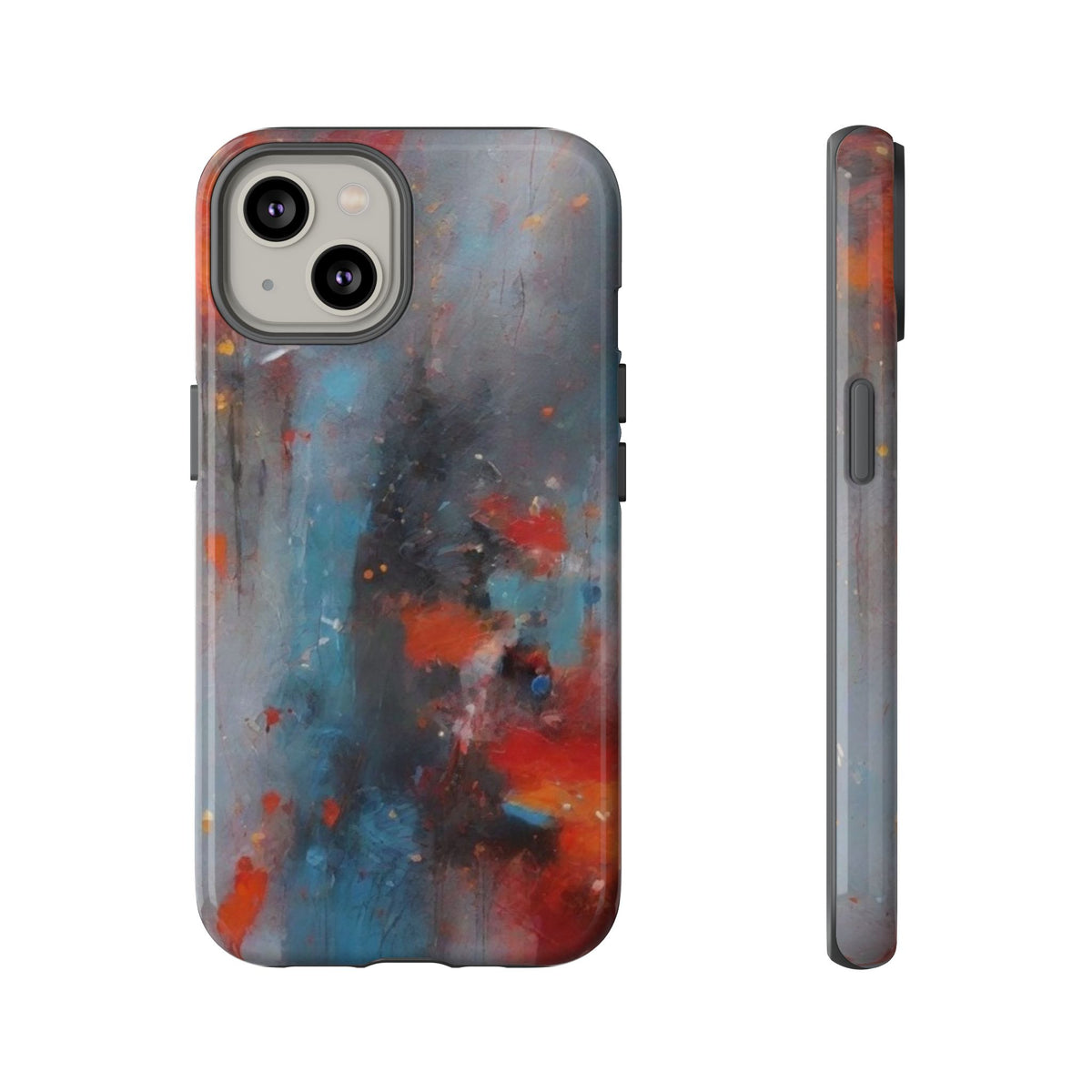 iPhone Tough Case Phone Case for iPhone 14\15\16\17 – Dual Layer, Matte/Glossy Finish, Wireless Charging Compatible