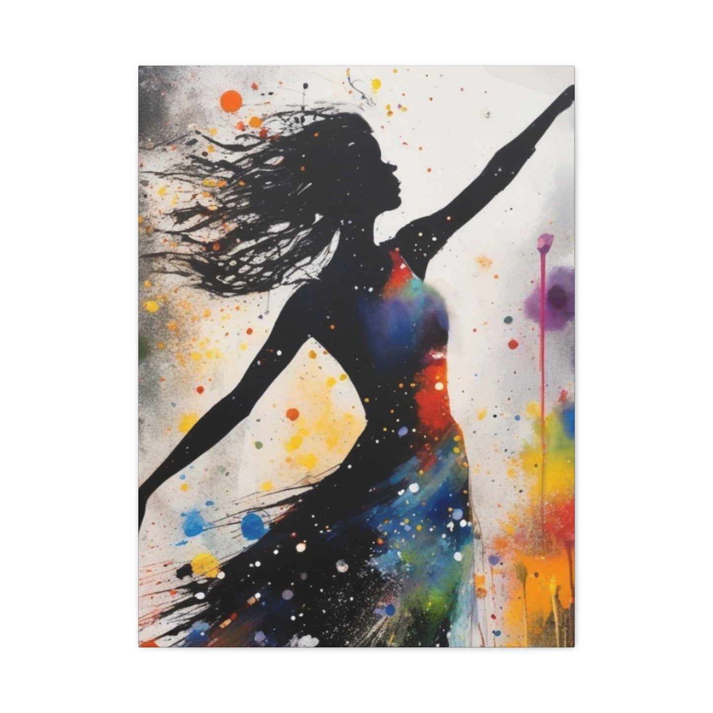 Abstract Art Canvas Print – Modern Wall Art, Matte Canvas, Ready to Hang, Home & Office Décor, Modern Wall Décor, Stretched Canvas Print, Modern Art Decor, Dance Wall Art, Vibrant Home Decoration