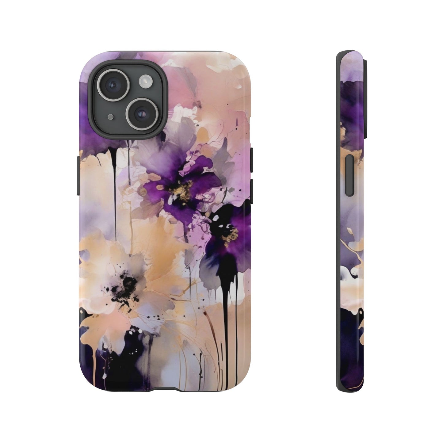 iPhone Tough Case Phone Case for iPhone 15\16 – Dual Layer, Matte/Glossy Finish, Wireless Charging Compatible