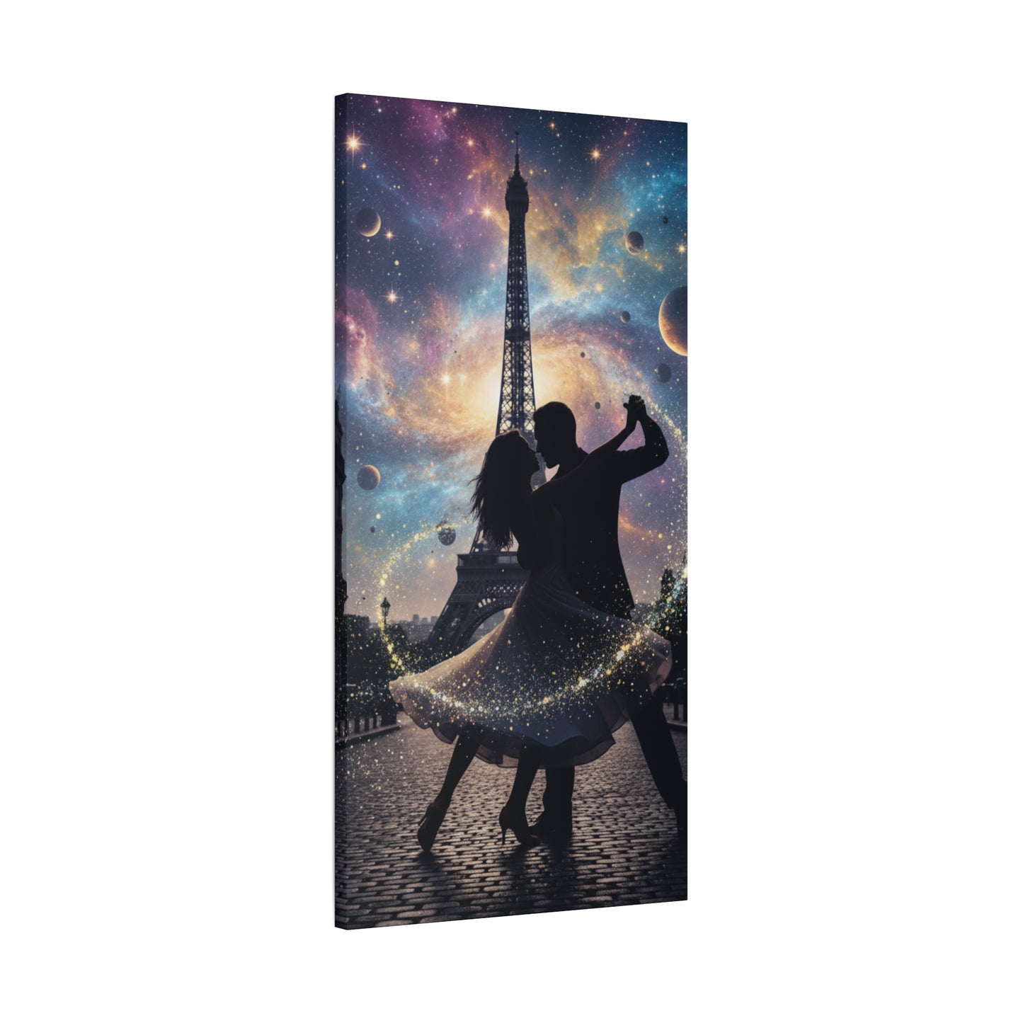 Canvas Print – Modern Wall Art, Matte Canvas, Ready to Hang, Home & Office Décor, Modern Wall Décor, Romantic Paris Dance Canvas Print — Couple Wall Art, Canvas Wall Decor