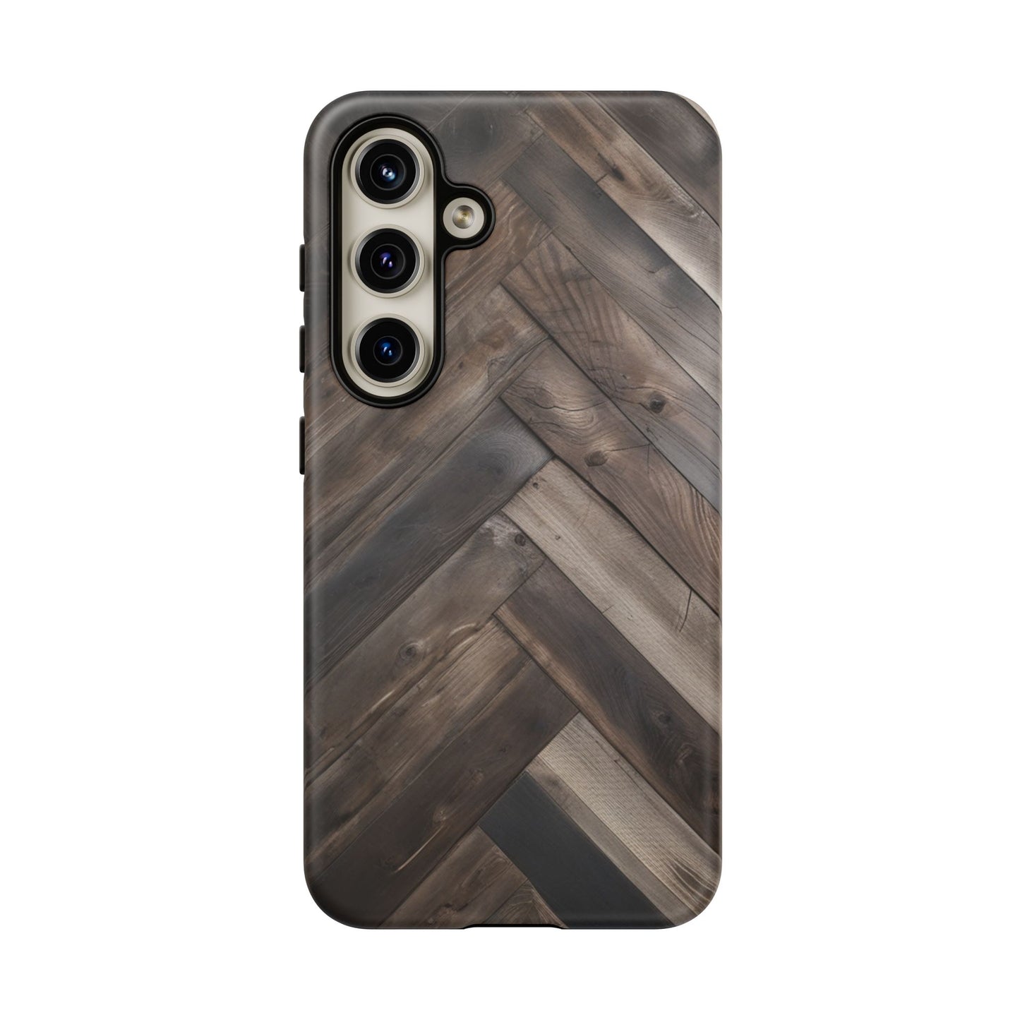 Herringbone Phone Case for Samsung Galaxy S25/S24/S23 - Tough and Stylish Protection