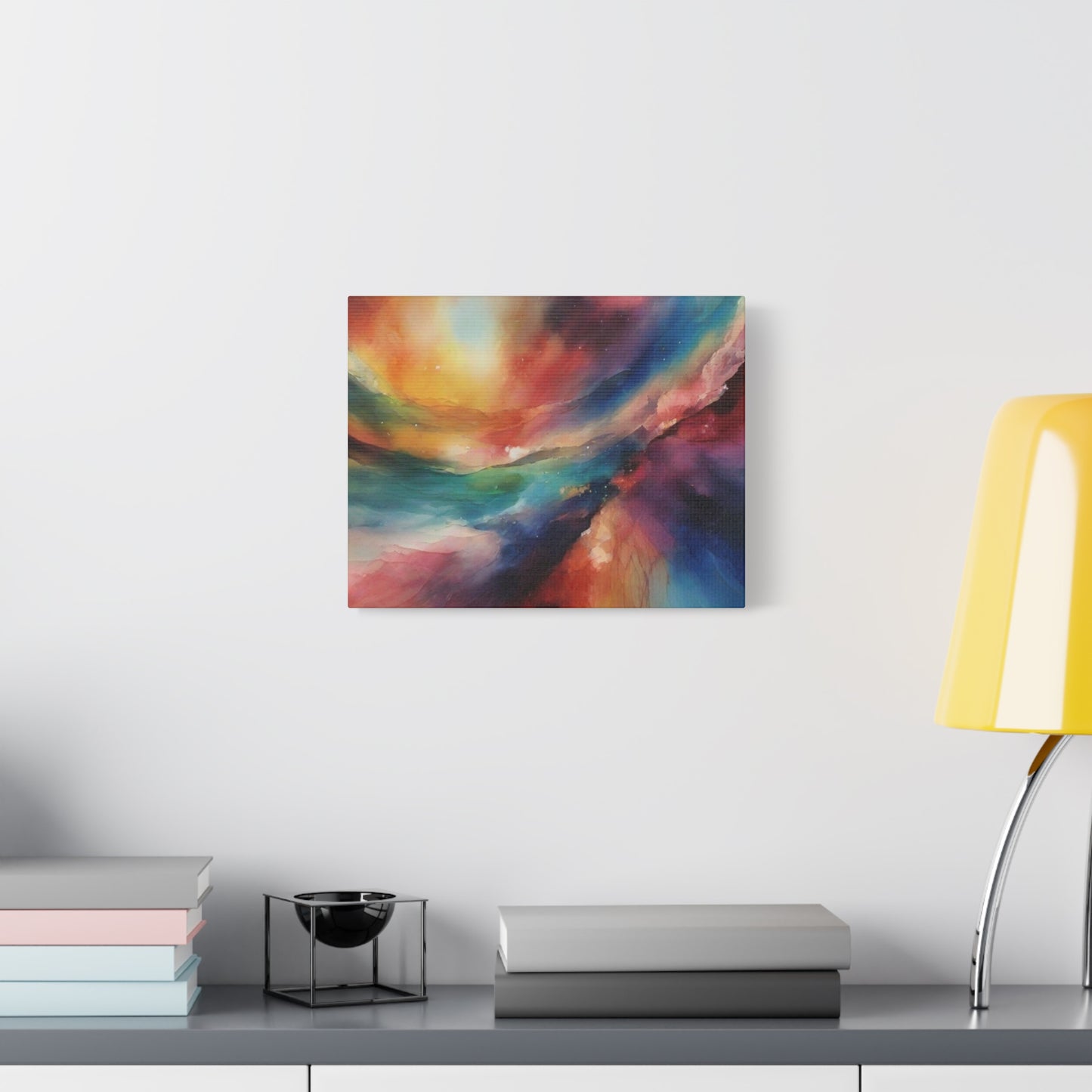 Abstract Art Canvas Print – Modern Wall Art, Space, Galaxy, Matte Canvas, Ready to Hang, Home & Office Décor, Modern Wall Décor