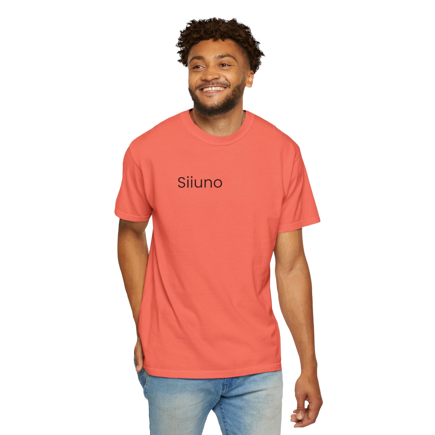 Siiuno Garment-Dyed T-shirt for Everyday Comfort, Unisex Tee for Casual Wear, Gift for Friends, Relaxed Style Tee, Versatile Summer Top