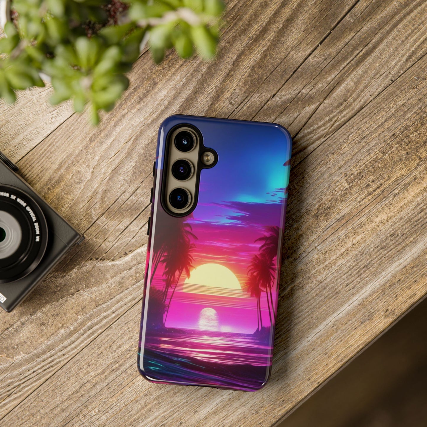 Tough Case Phone Case for Samsung Galaxy S25/S24 – Dual Layer, Matte/Glossy Finish, Wireless Charging Compatible