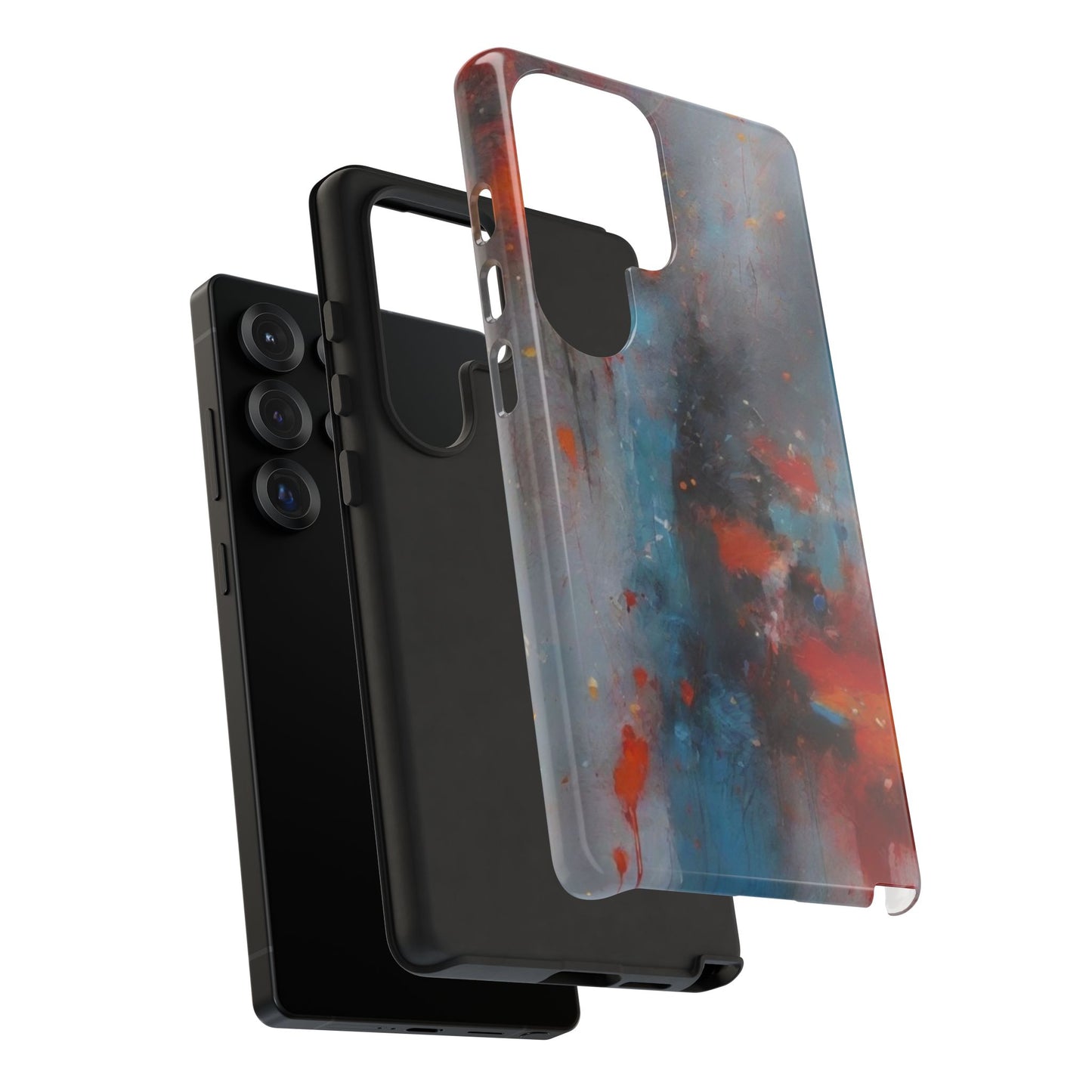 Tough Case Phone Case for Samsung Galaxy S25/S24 – Dual Layer, Matte/Glossy Finish, Wireless Charging Compatible