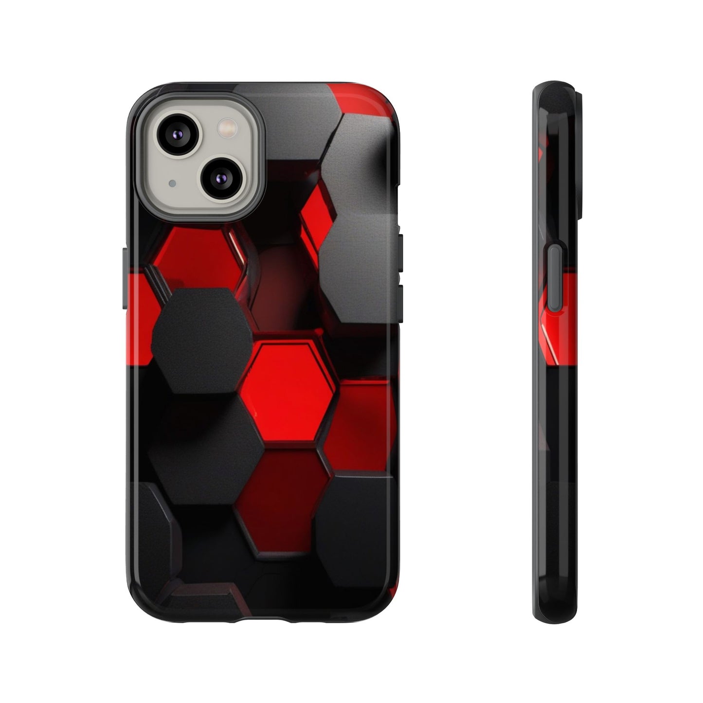 iPhone Tough Case Phone Case for iPhone 14\15\16 – Dual Layer, Matte/Glossy Finish, Wireless Charging Compatible