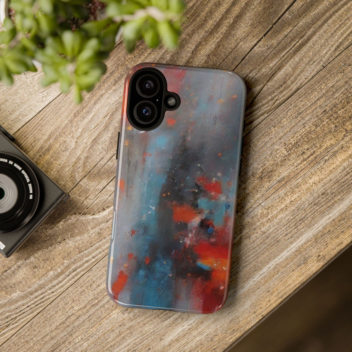 iPhone Tough Case Phone Case for iPhone 14\15\16\17 – Dual Layer, Matte/Glossy Finish, Wireless Charging Compatible