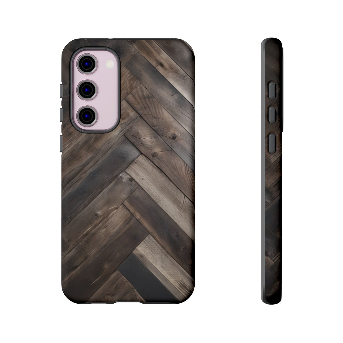 Herringbone Phone Case for Samsung Galaxy S25/S24/S23/S22 - Tough and Stylish Protection