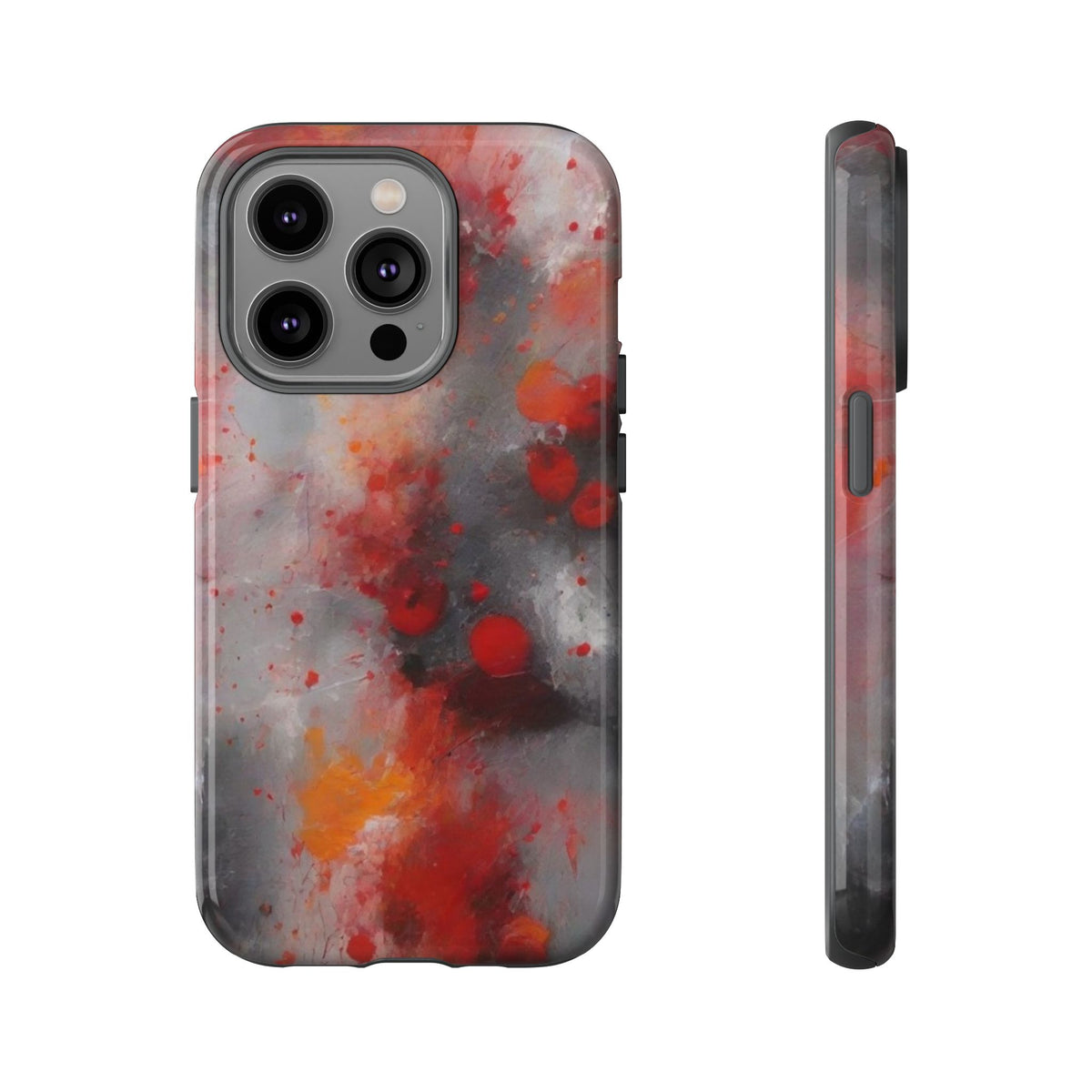 iPhone Tough Case Phone Case for iPhone 14\15\16\17 – Dual Layer, Matte/Glossy Finish, Wireless Charging Compatible