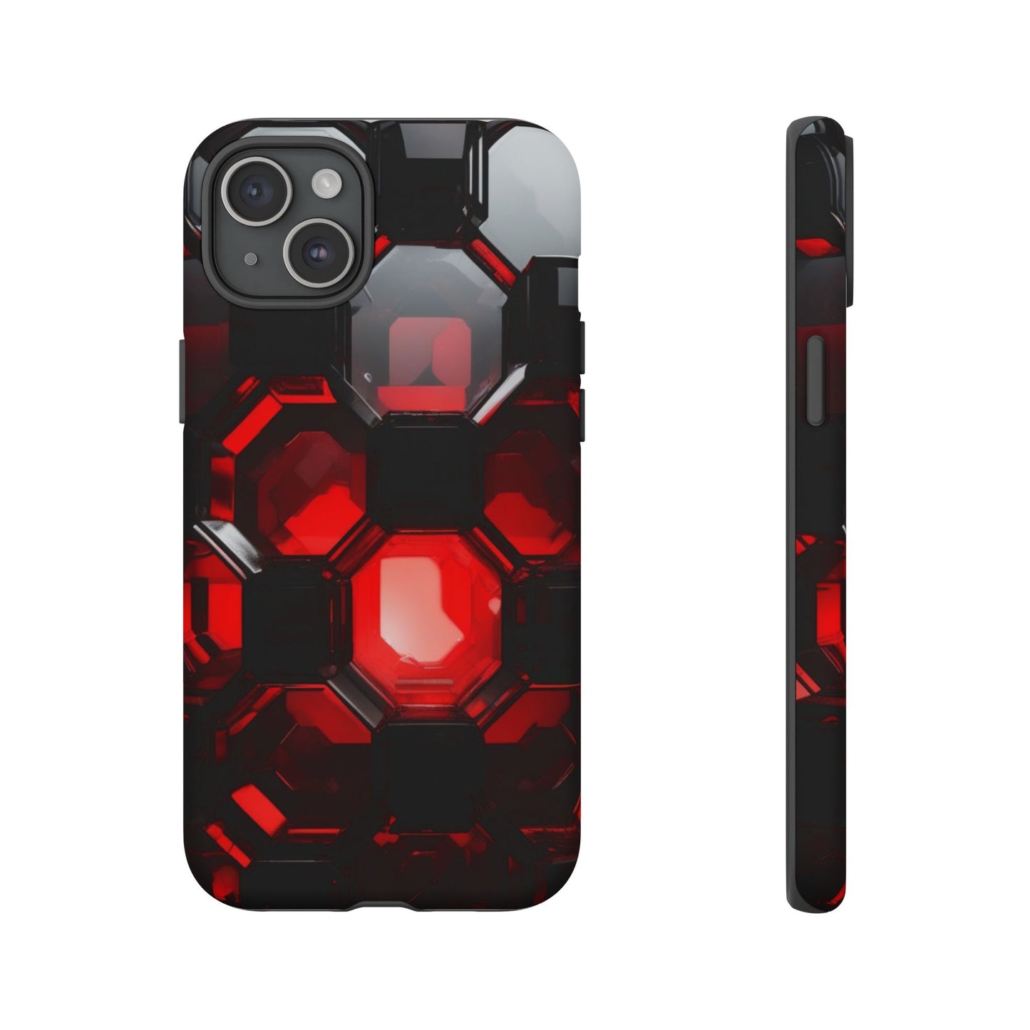 iPhone Tough Case Phone Case for iPhone 14\15\16\17 – Dual Layer, Matte/Glossy Finish, Wireless Charging Compatible