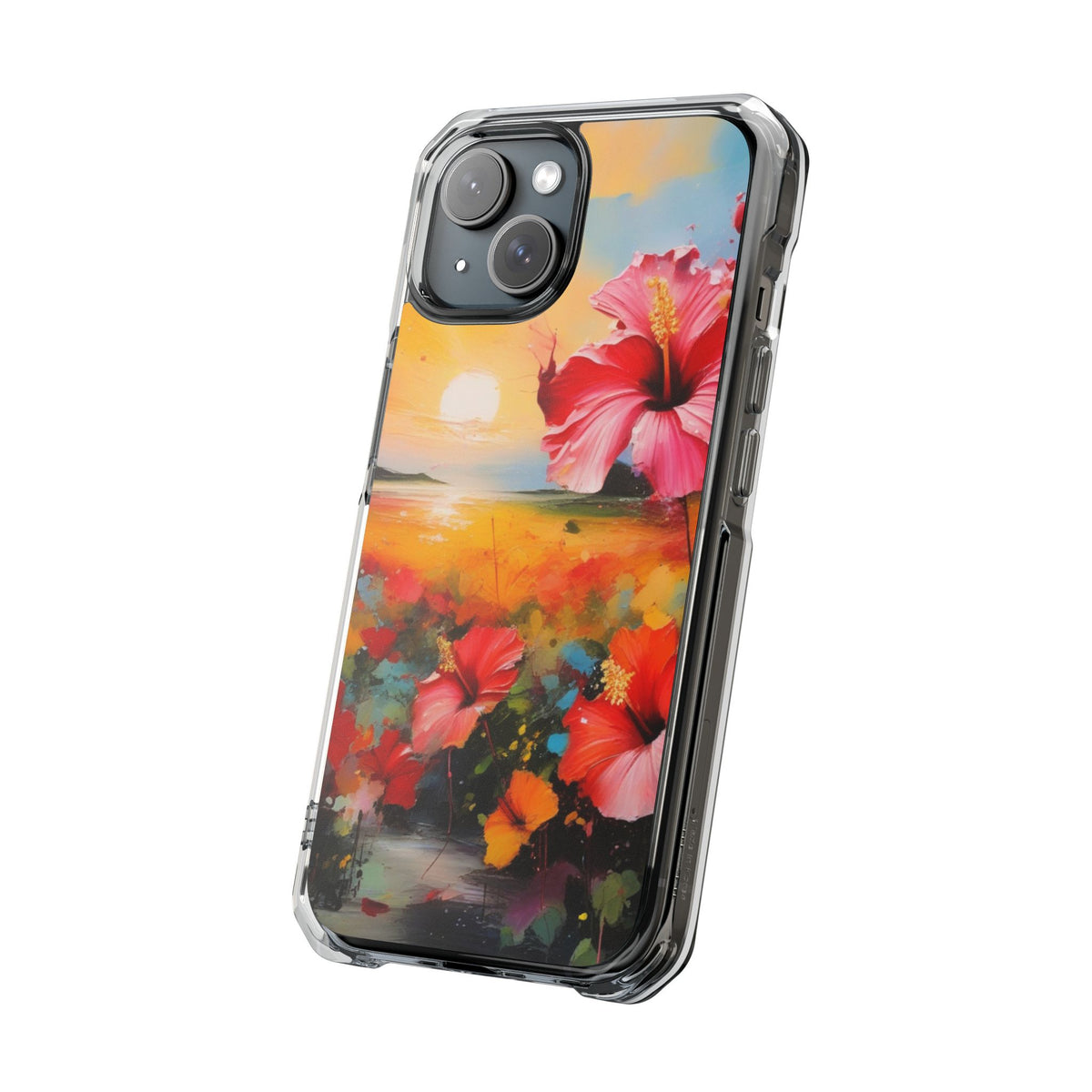 Magnetic Phone Case for iPhone 16/15/14 | Stylish Clear Impact Case, Trendy Protection for iPhone, Unique Gifts for Tech Lovers, Modern Aesthetic