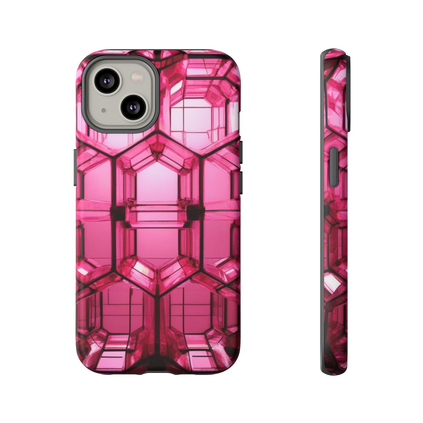 Stylish Pink Phone Case for iPhone 17/16/15/14, Gifts for Her