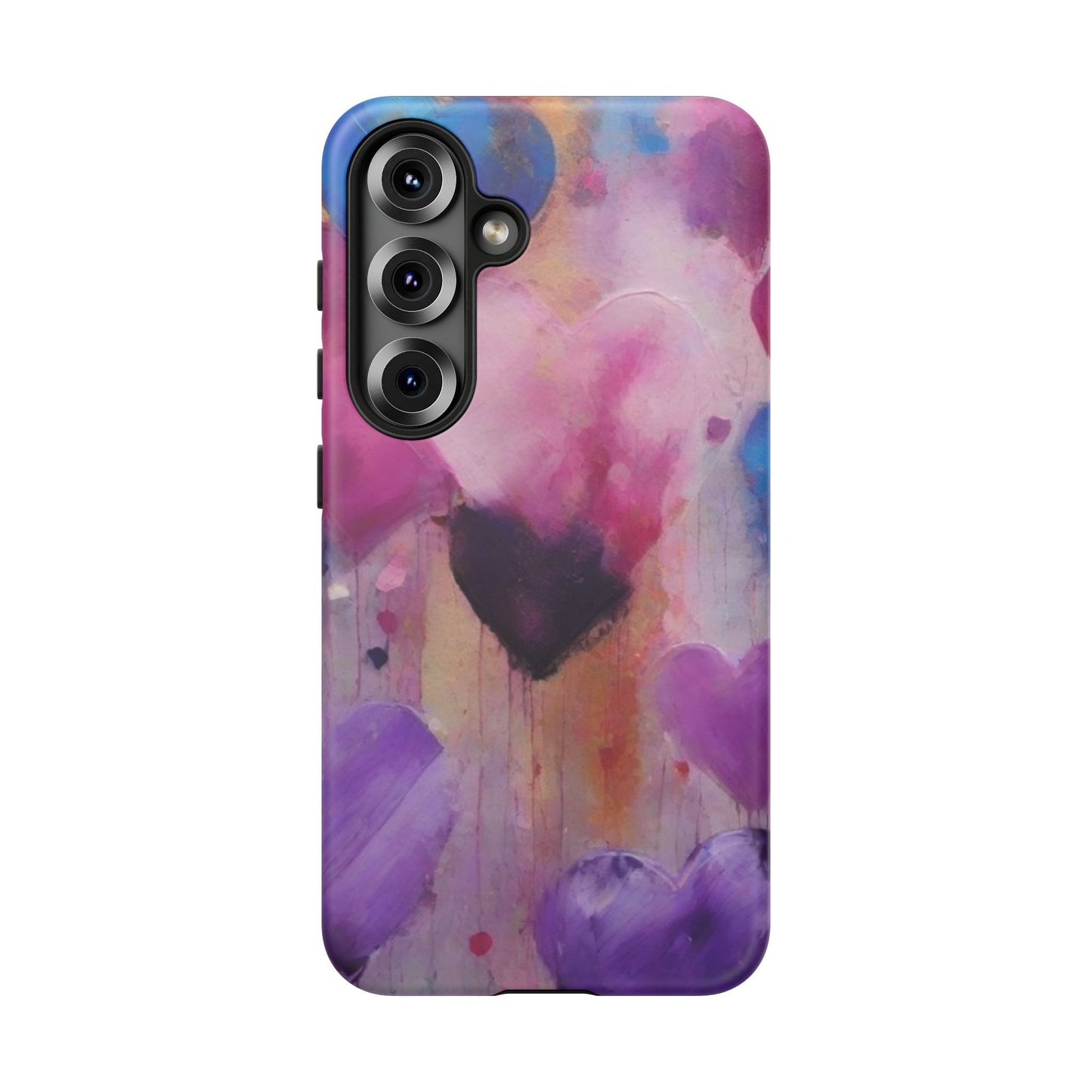 iPhone Tough Case Phone Case for iPhone 16, Samsung Galaxy S25 – Dual Layer, Matte/Glossy Finish, Wireless Charging Compatible