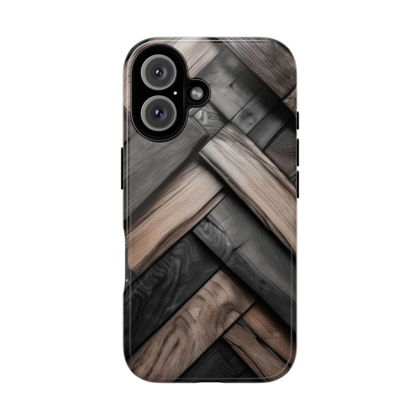 iPhone Tough Case Phone Case for iPhone 14\15\16 – Dual Layer, Matte/Glossy Finish, Wireless Charging Compatible