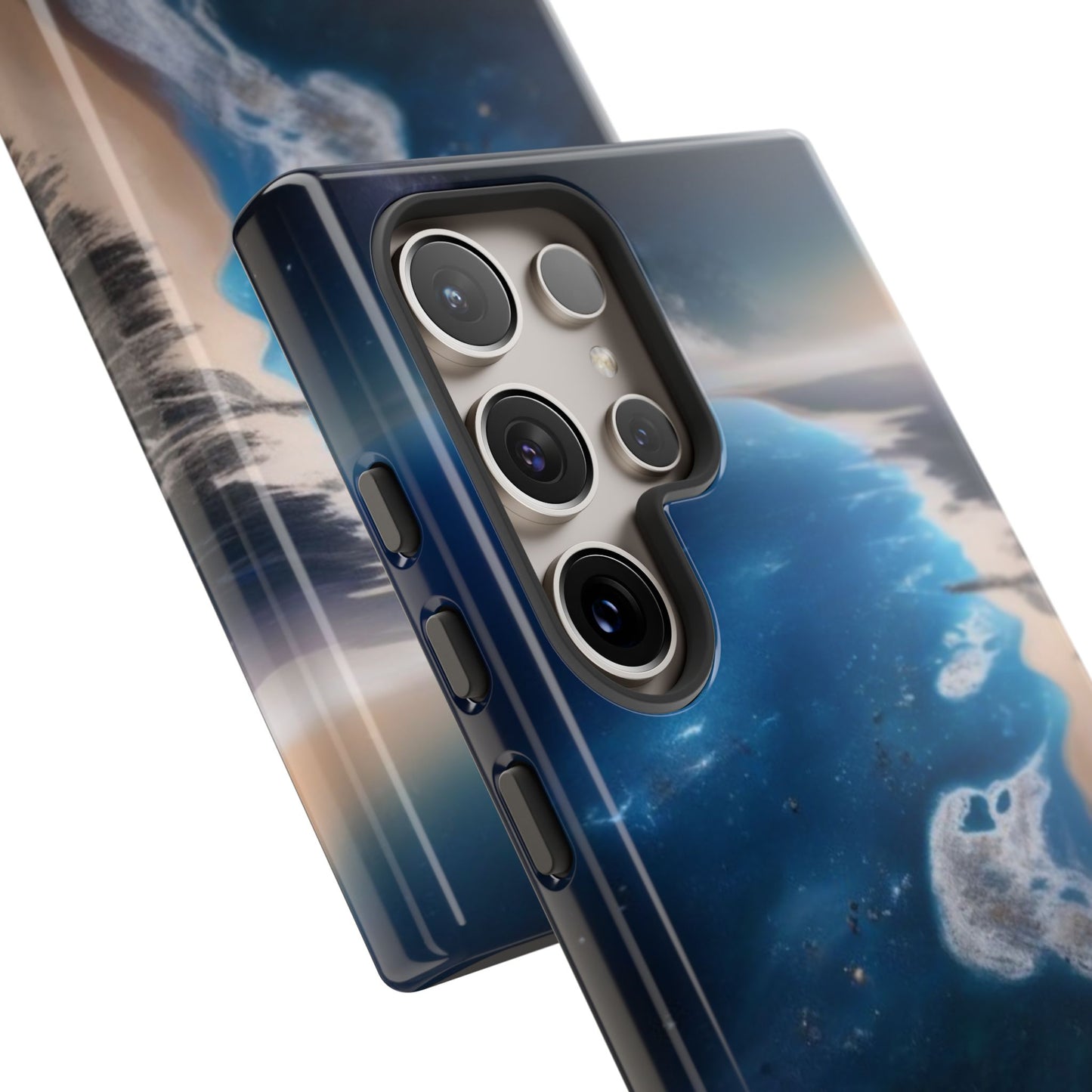 Tough Case Phone Case for Samsung Galaxy S26/S25/S24/S23/S22 – Dual Layer, Matte/Glossy Finish, Wireless Charging CompatibleOcean Wave Phone Case - Tough, Stylish Protection for Beach Lovers