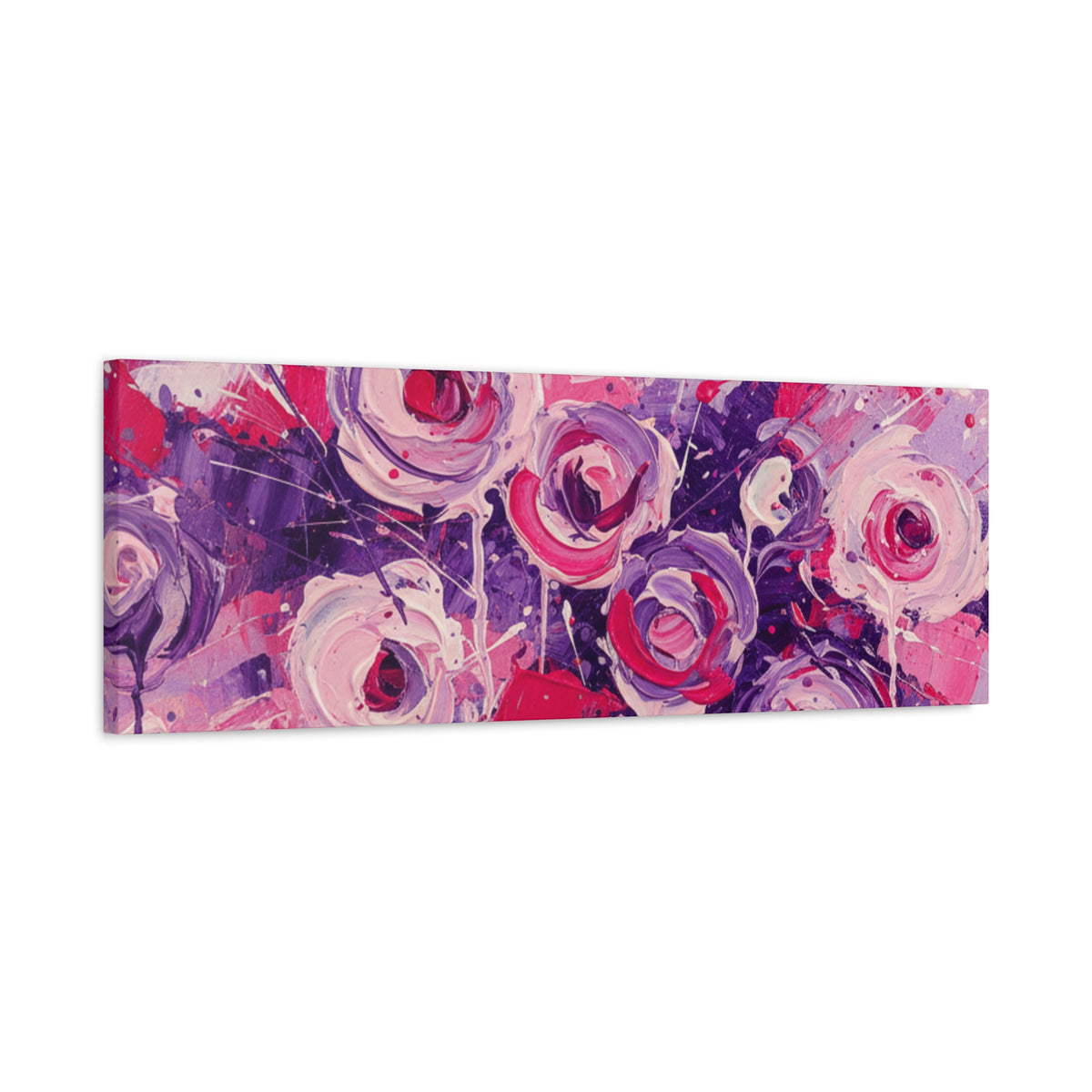 Abstract Art Canvas Print – Premium canvas print, Modern Wall Art, Matte Canvas, Ready to Hang, Home & Office Décor, Floral Abstract Canvas Print — Stretched Matte Wall Art