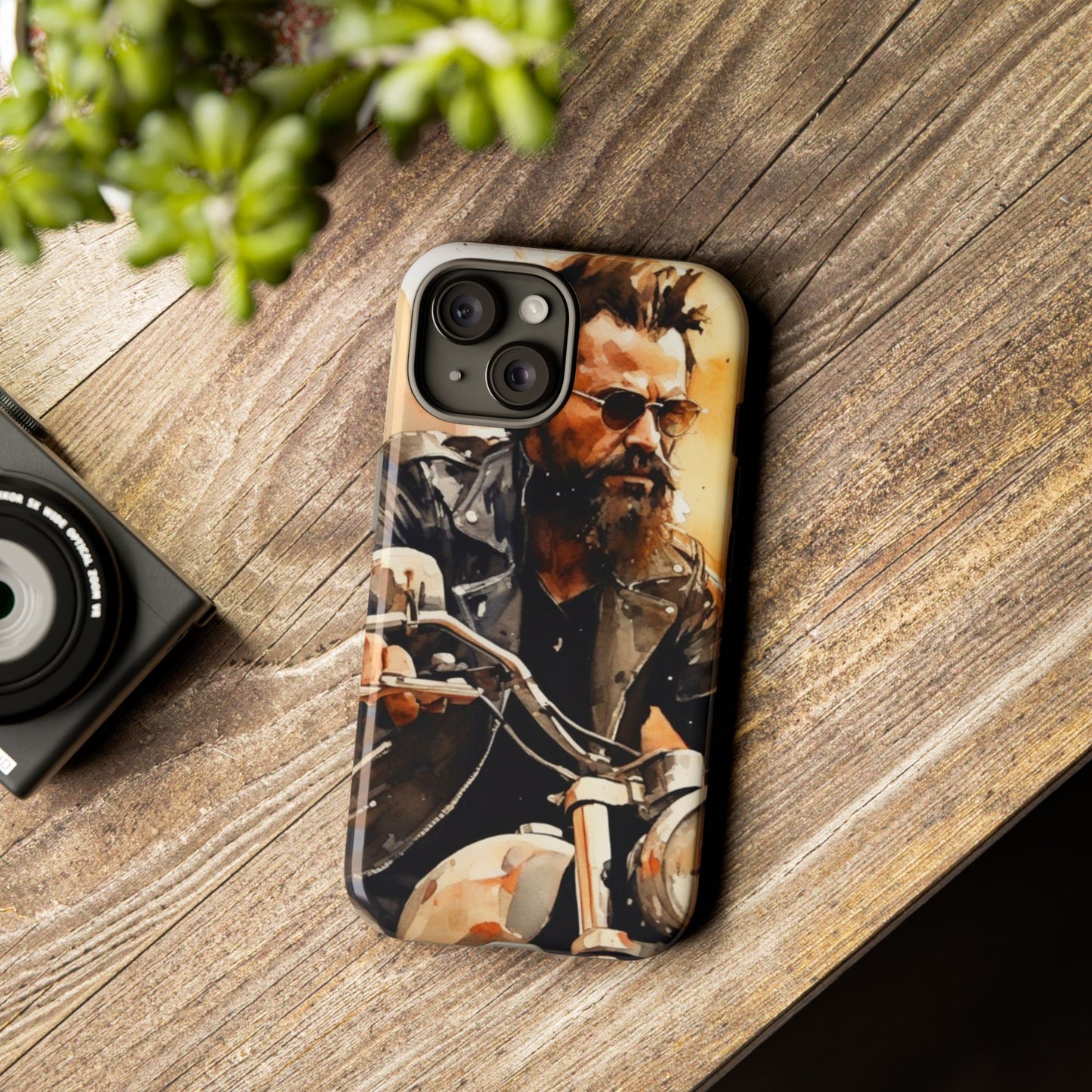 iPhone Tough Case Phone Case for iPhone 14\15\16 – Dual Layer, Matte/Glossy Finish, Wireless Charging Compatible