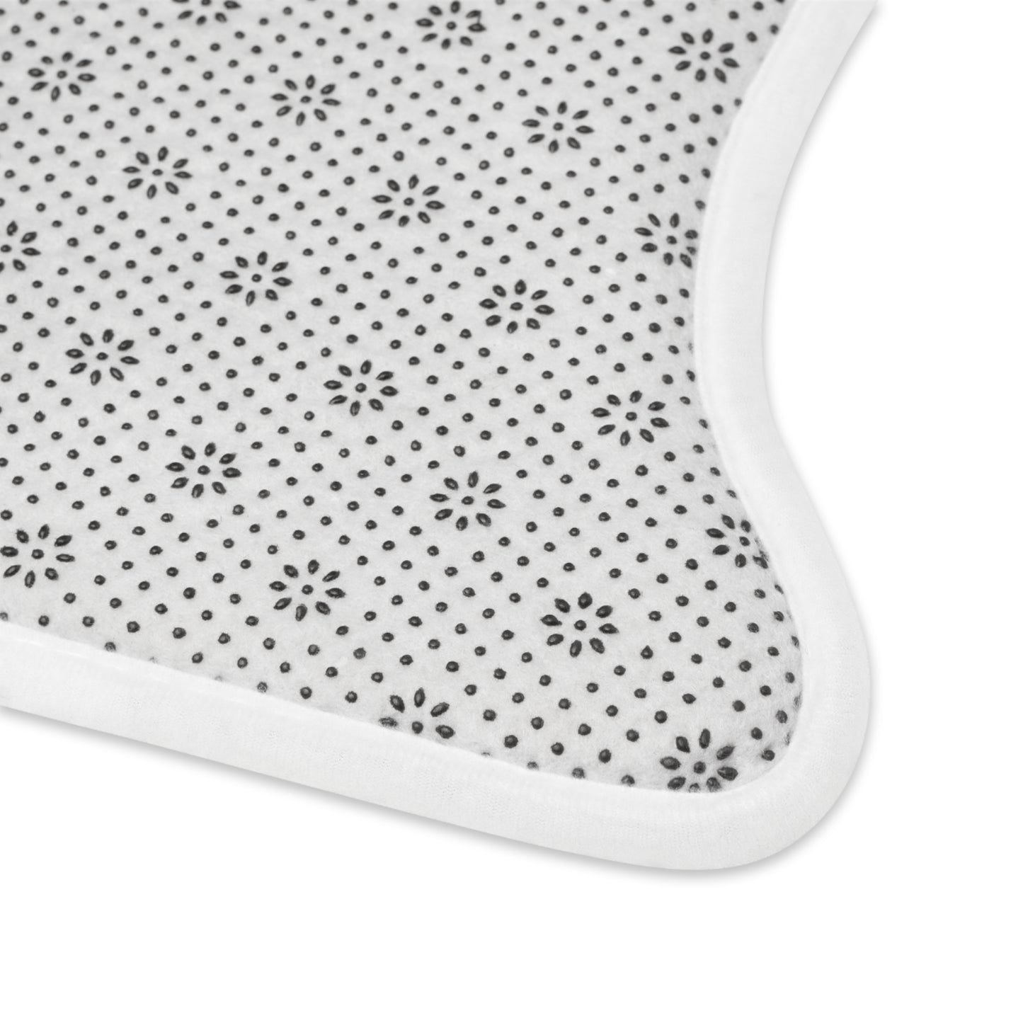 Designer Pet Feeding Mat – Non-Slip, Absorbent & Bone Shaped for Mess-Free Meals