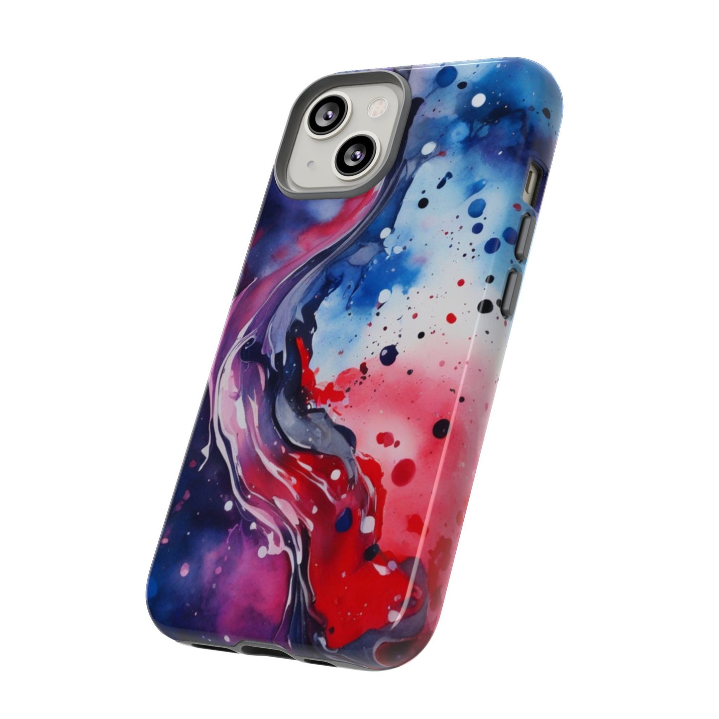 Abstract Galaxy Tough Phone Case  for iPhone 17/16/15/14 – Protective Cover