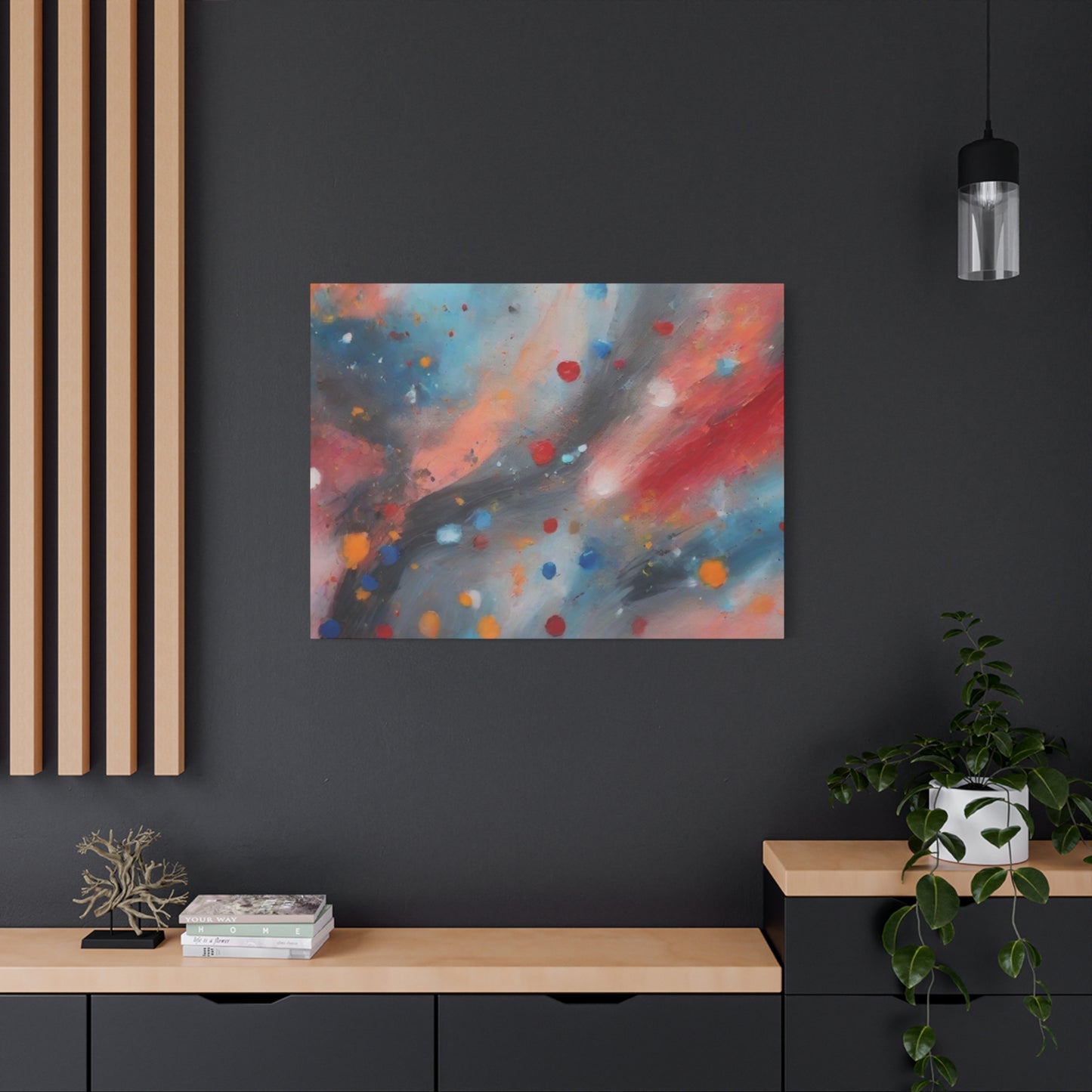 Abstract Art Canvas Print – Modern Wall Art, Digital Artwork, Matte Canvas, Ready to Hang, Home & Office Décor, Modern Wall Décor