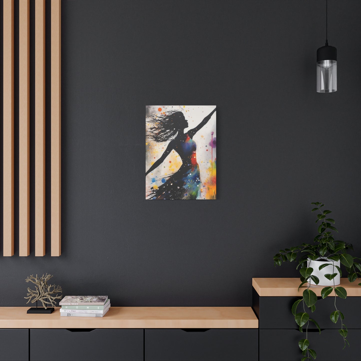 Abstract Art Canvas Print – Modern Wall Art, Matte Canvas, Ready to Hang, Home & Office Décor, Modern Wall Décor, Stretched Canvas Print, Modern Art Decor, Dance Wall Art, Vibrant Home Decoration