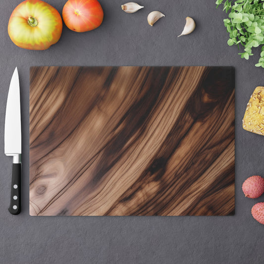 Tempered Glass Cutting Board – Hygienic, Scratch-Resistant, Dishwasher-Safe | Modern Kitchen Essential - Perfect for Weddings, Housewarming, Cooking, Charcuterie, Holiday Gifts