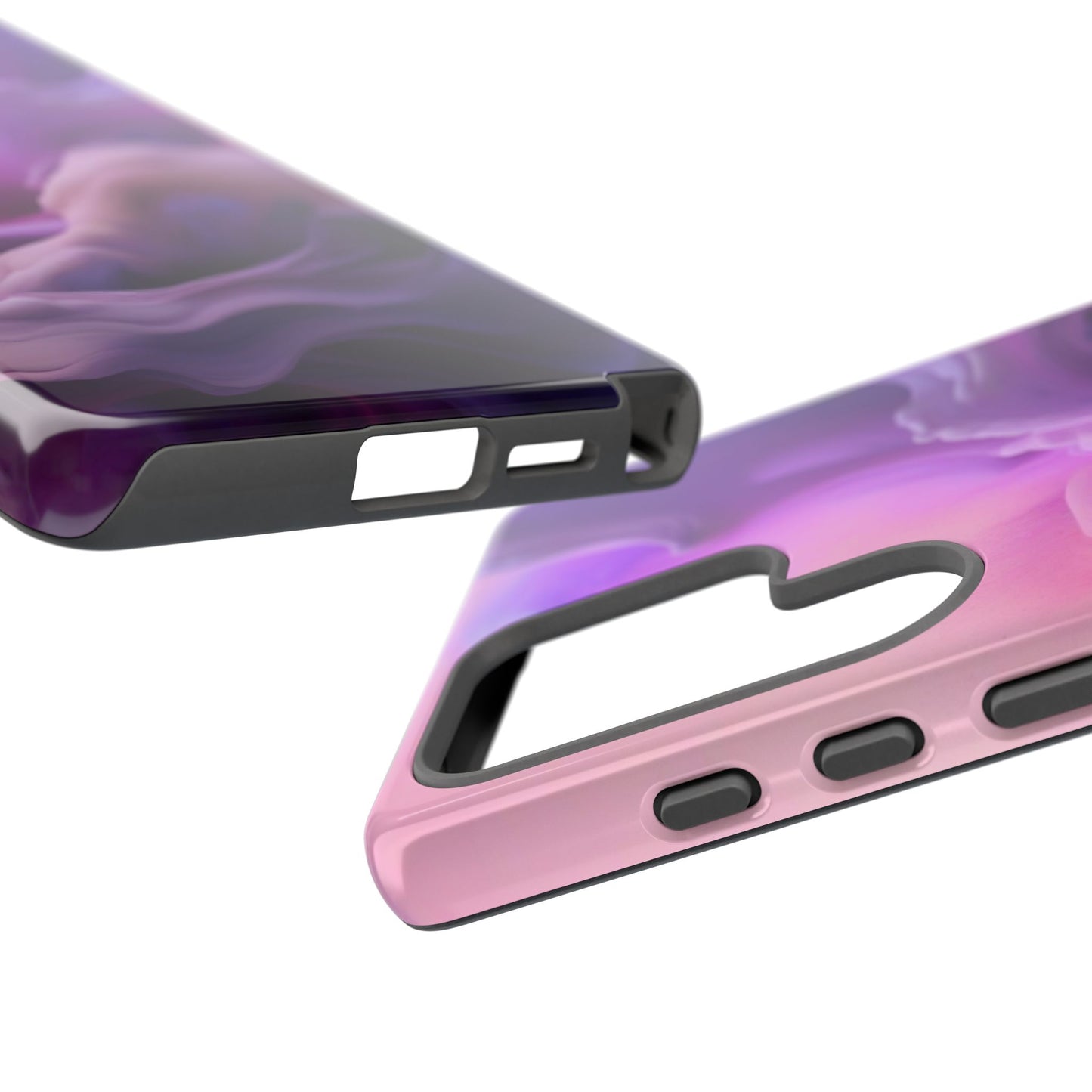 Tough Case Phone Case for Samsung Galaxy S25/S24 – Dual Layer, Matte/Glossy Finish, Wireless Charging Compatible