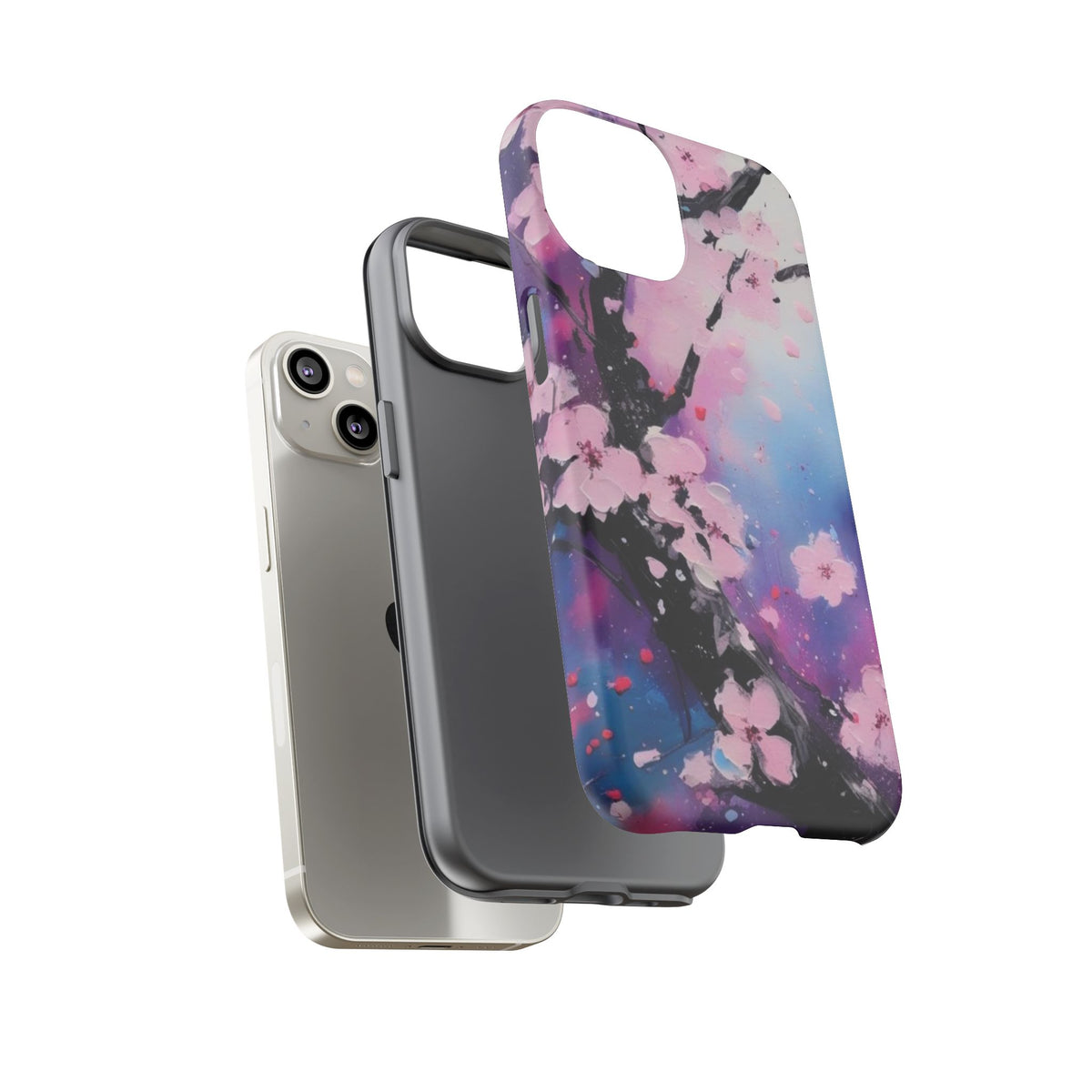 Phone Case for iPhone 17\16\15\14, Tough Phone Cover, Floral Cell Phone Case, Stylish Tech Gift, gift for her